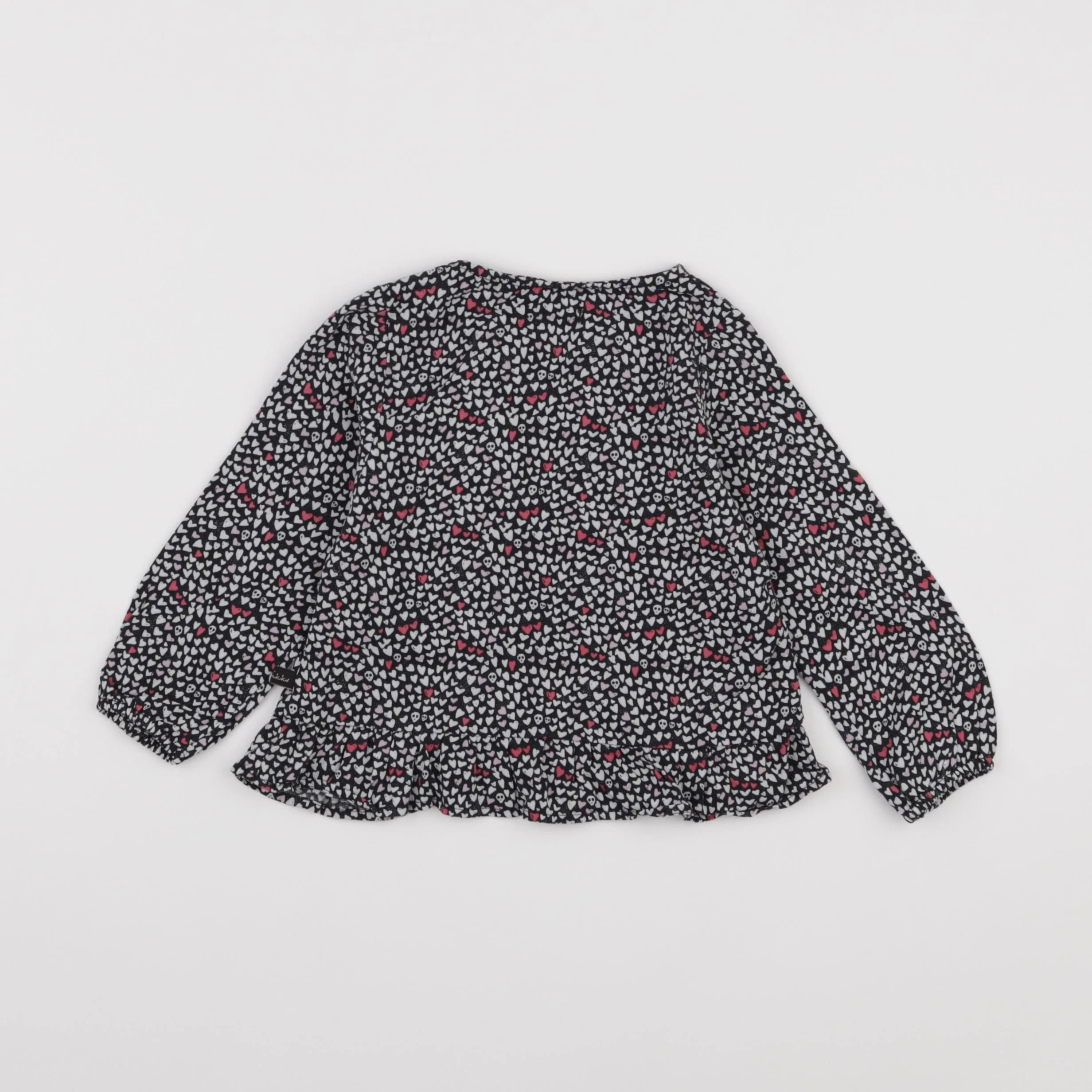 IKKS - blouse noir, blanc - 18 mois