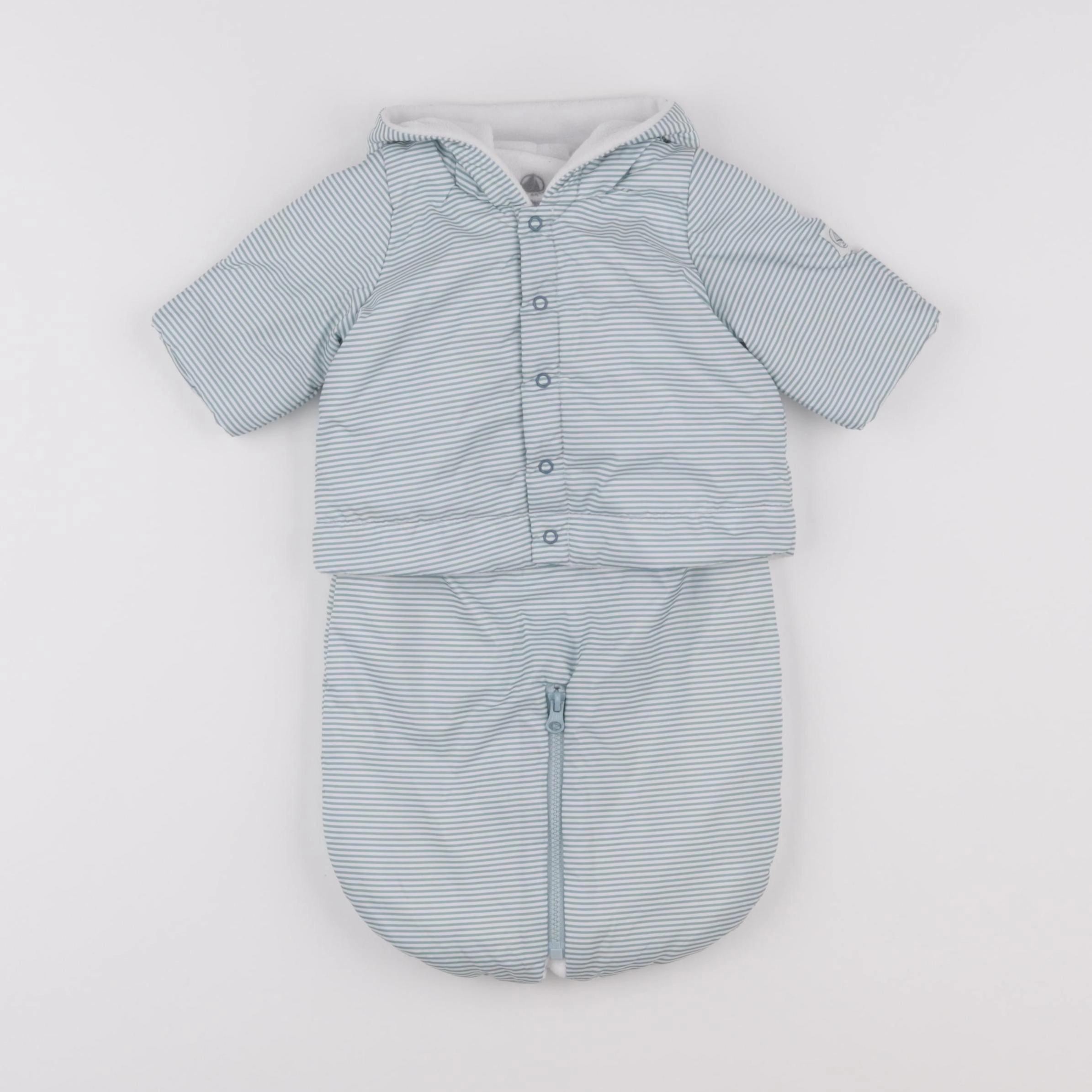 Petit Bateau - combi-pilote vert - 1 mois