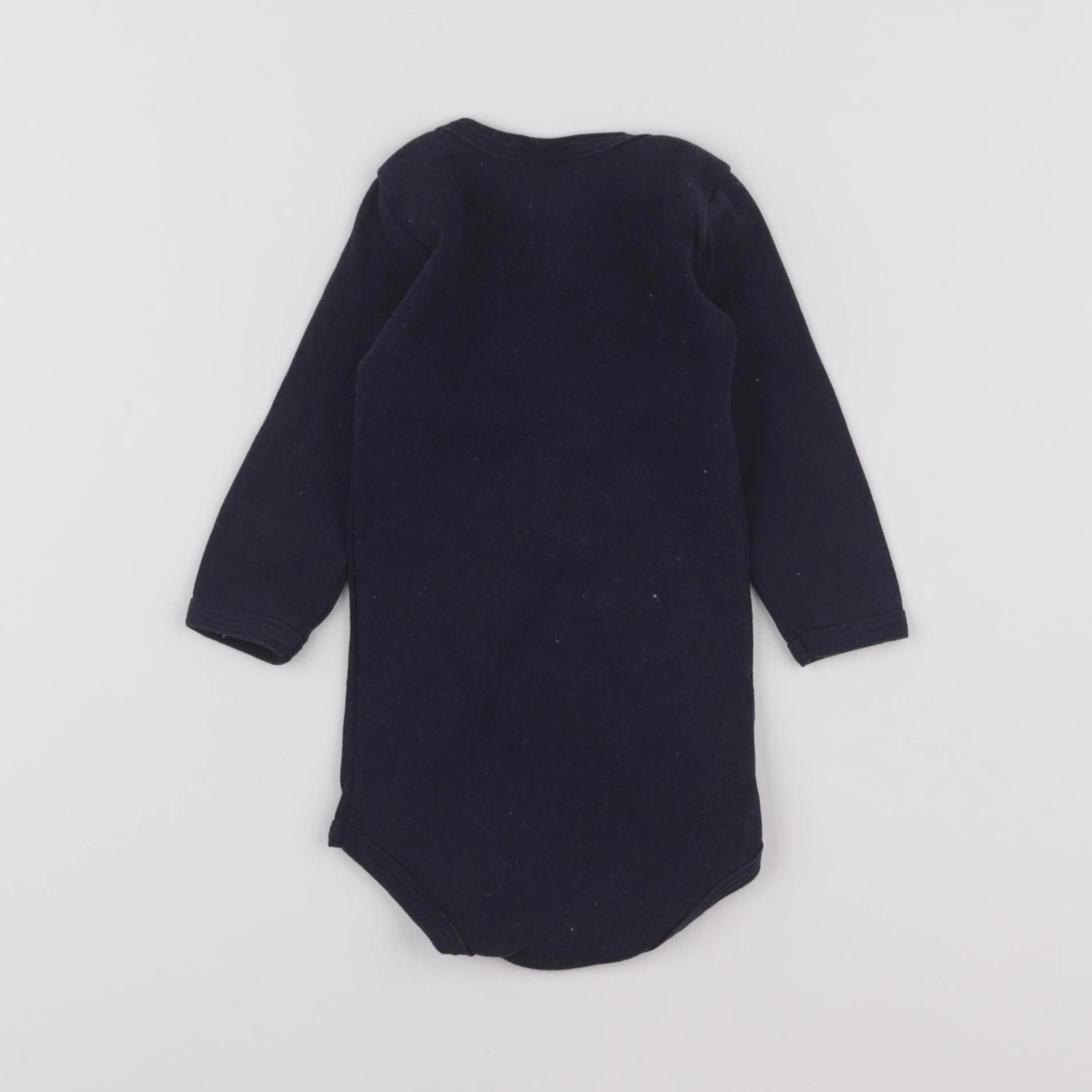 Petit Bateau - body bleu - 6 mois