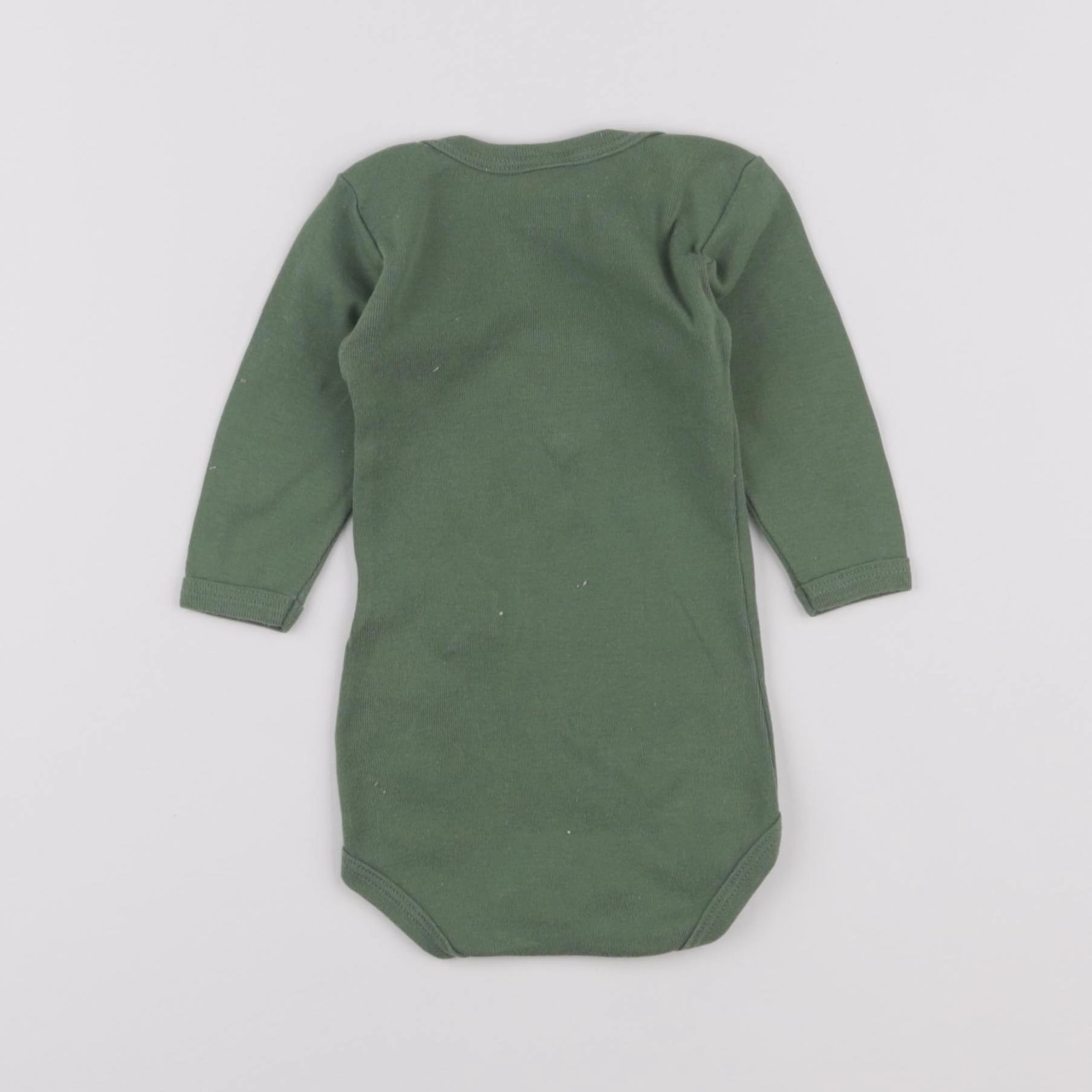 Petit Bateau - body vert - 3 mois