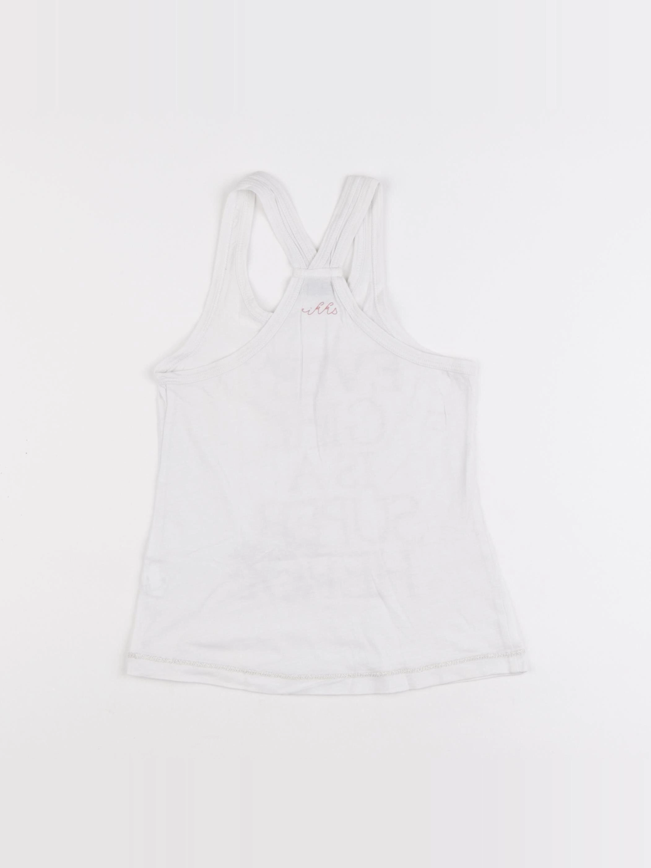 IKKS - débardeur blanc - 4 ans