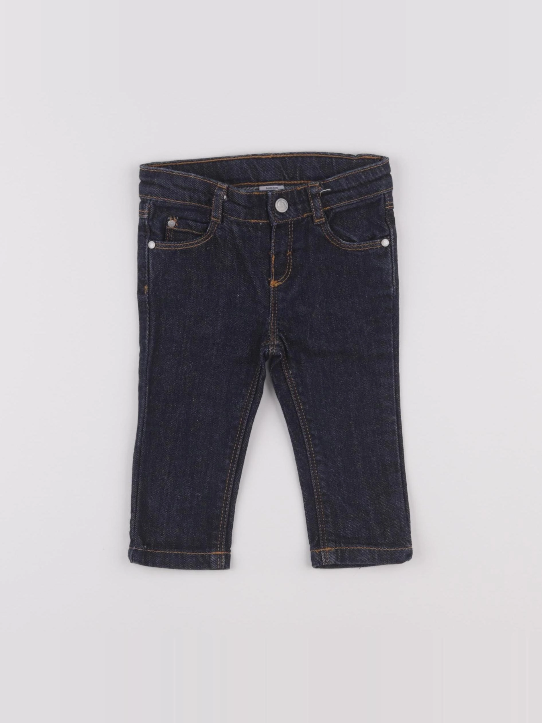 Petit Bateau - jean bleu - 6 mois