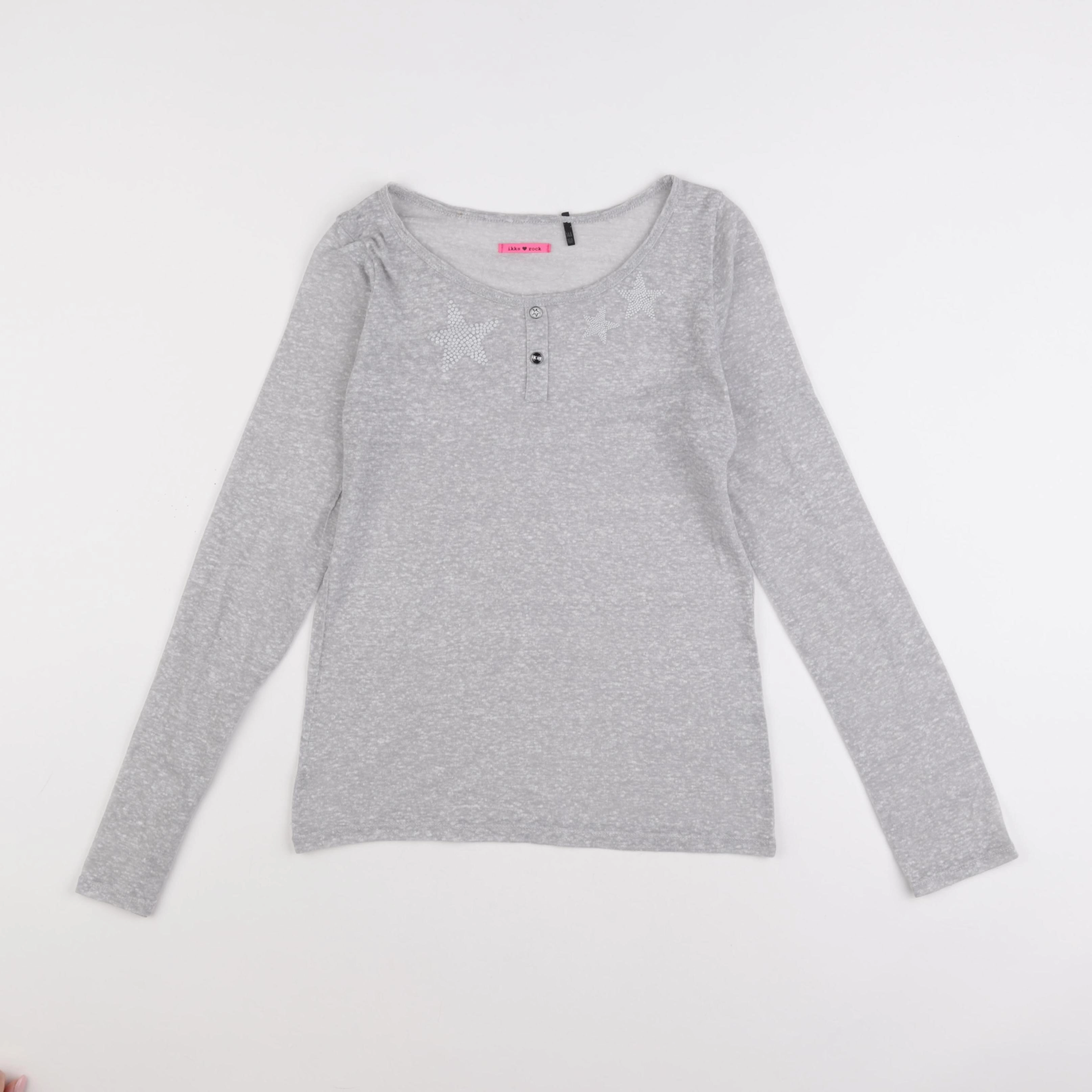IKKS - tee-shirt gris - 14 ans