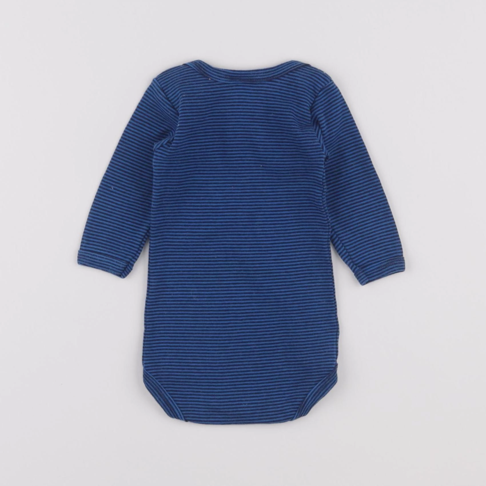 Petit Bateau - body bleu - 3 mois
