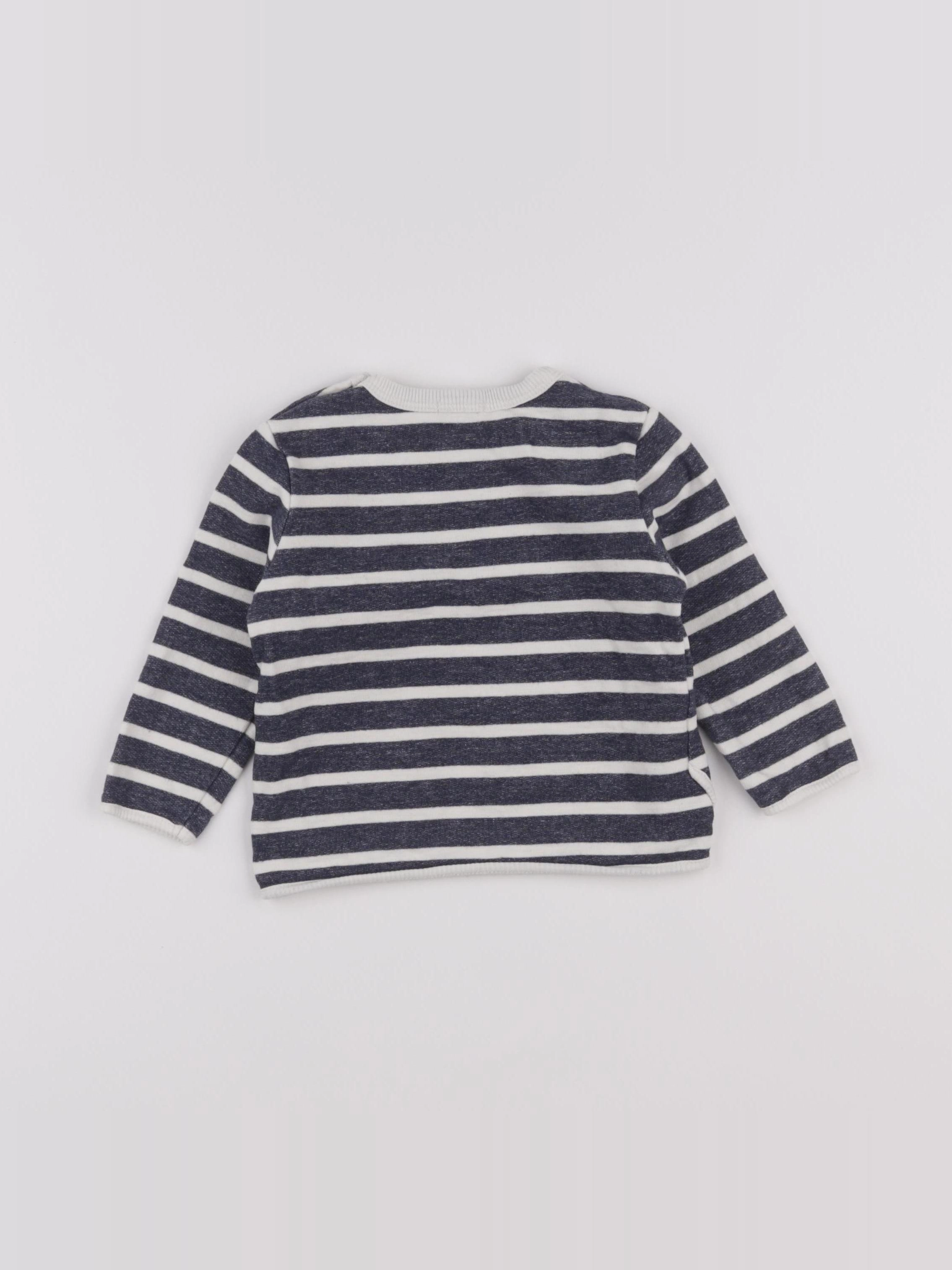Boutchou - sweat bleu - 18 mois