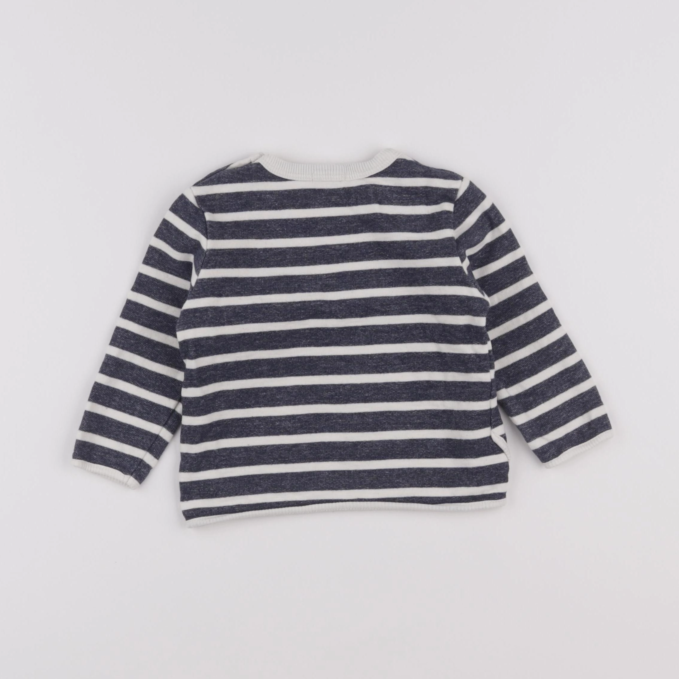 Boutchou - sweat bleu - 18 mois