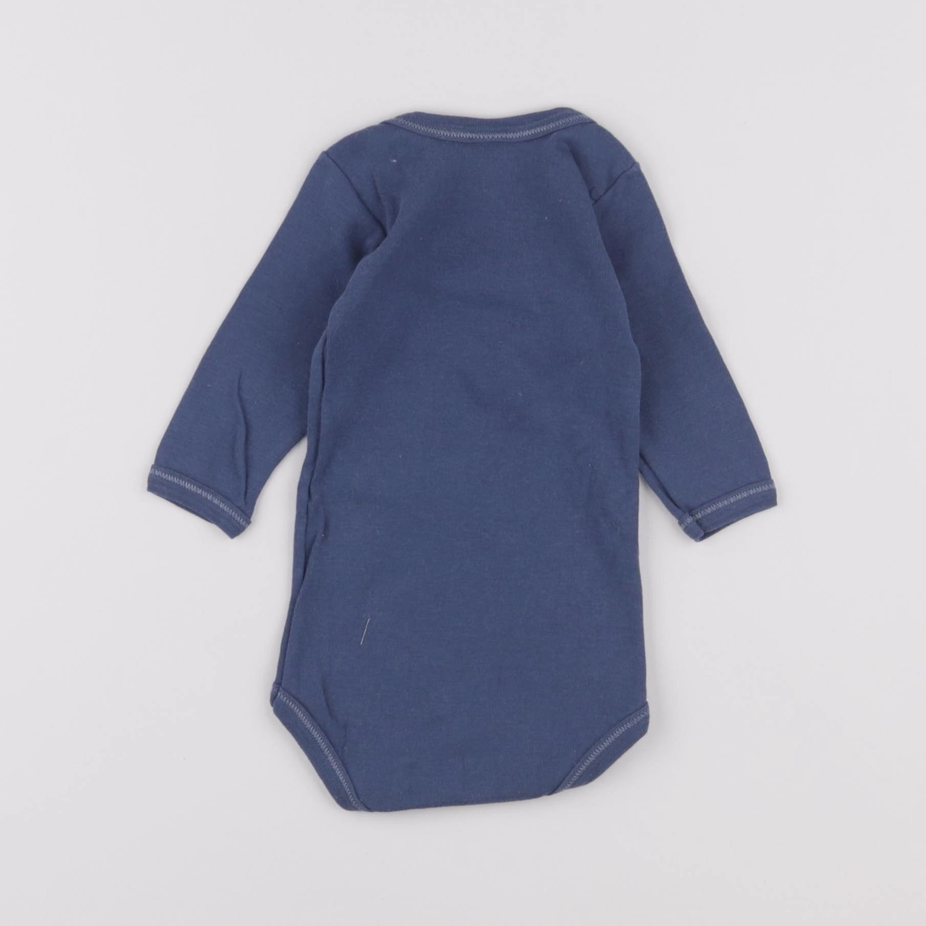 Petit Bateau - body bleu - 3 mois