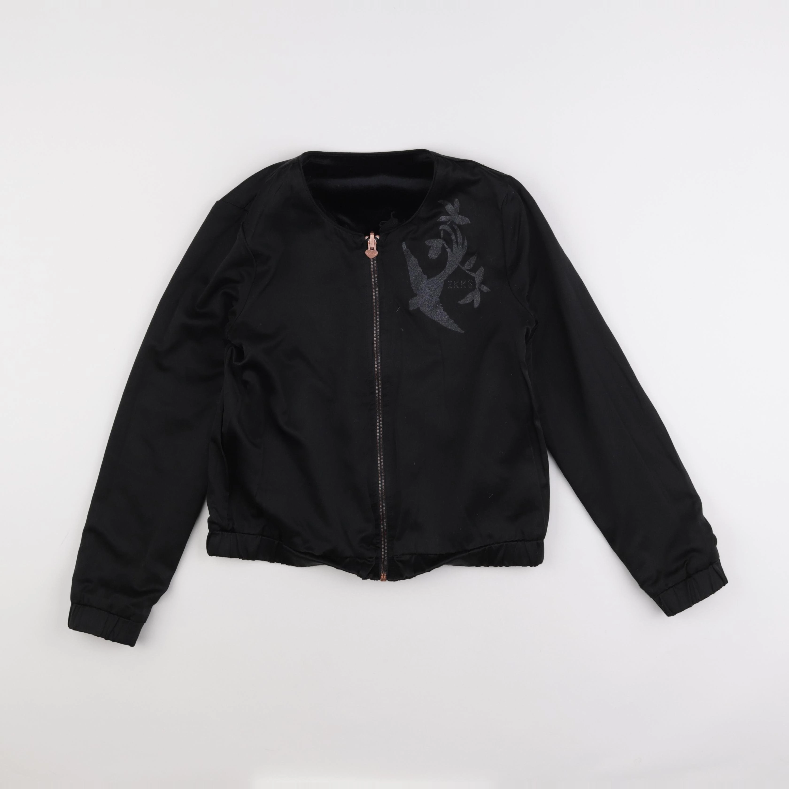 IKKS - veste réversible noir - 12 ans
