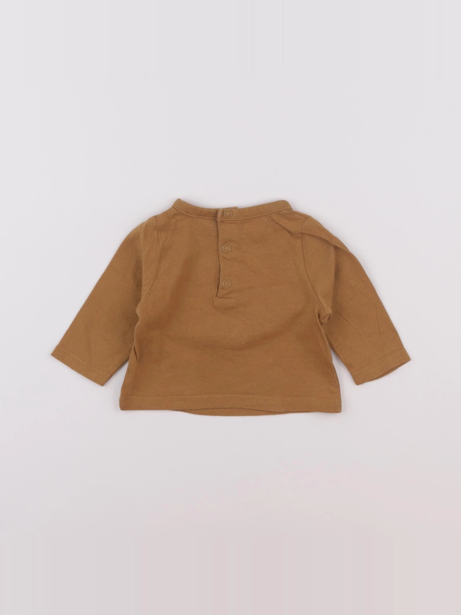 Tape à l'oeil - tee-shirt marron - 1 mois