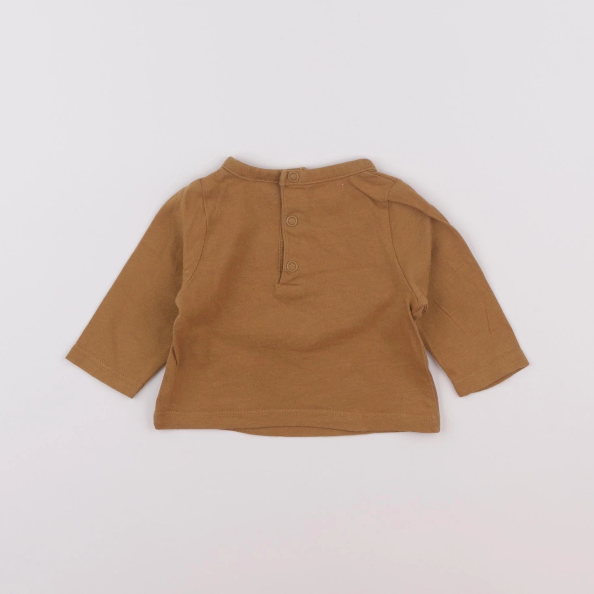 Tape à l'oeil - tee-shirt marron - 1 mois