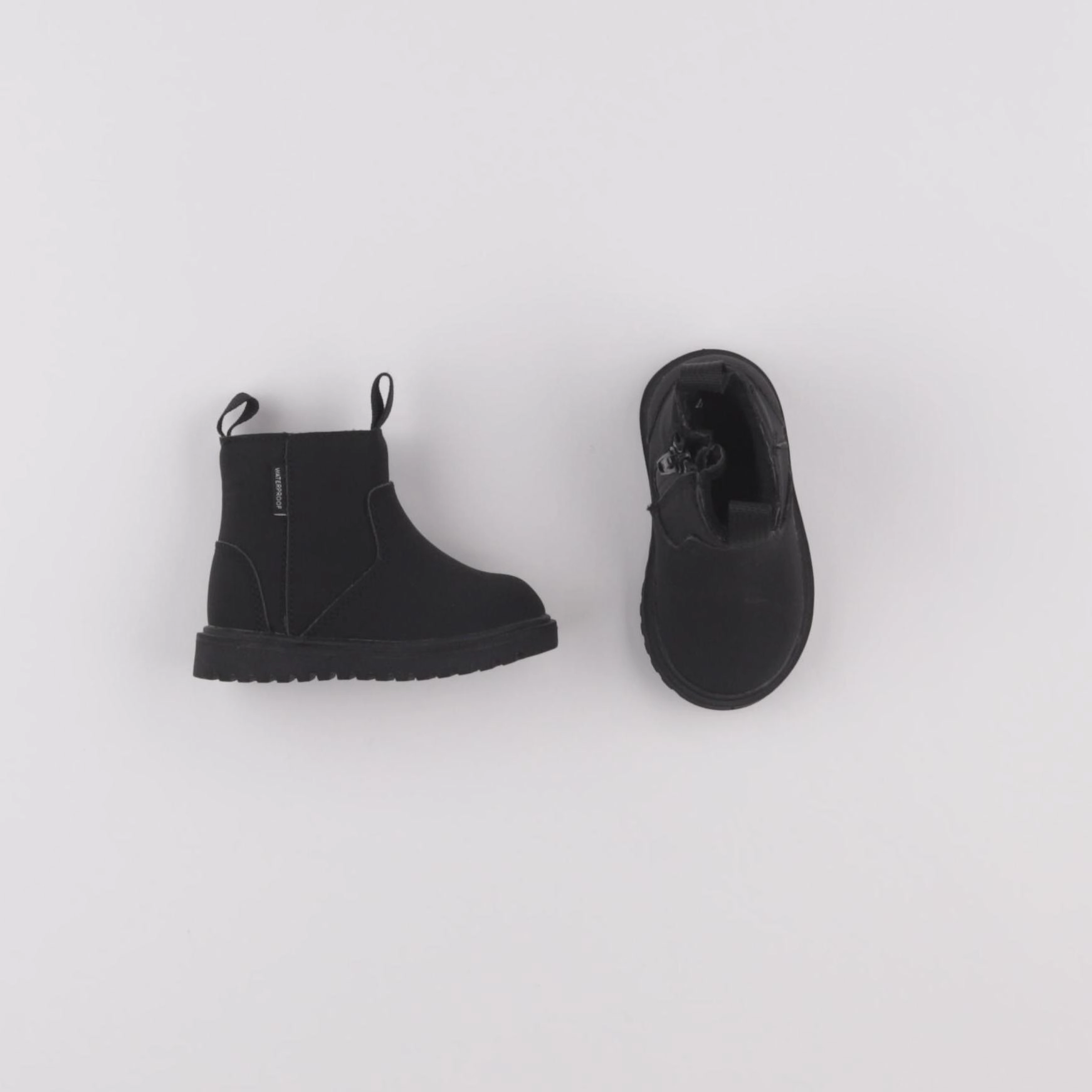 H&M - boots noir - pointure 18/19