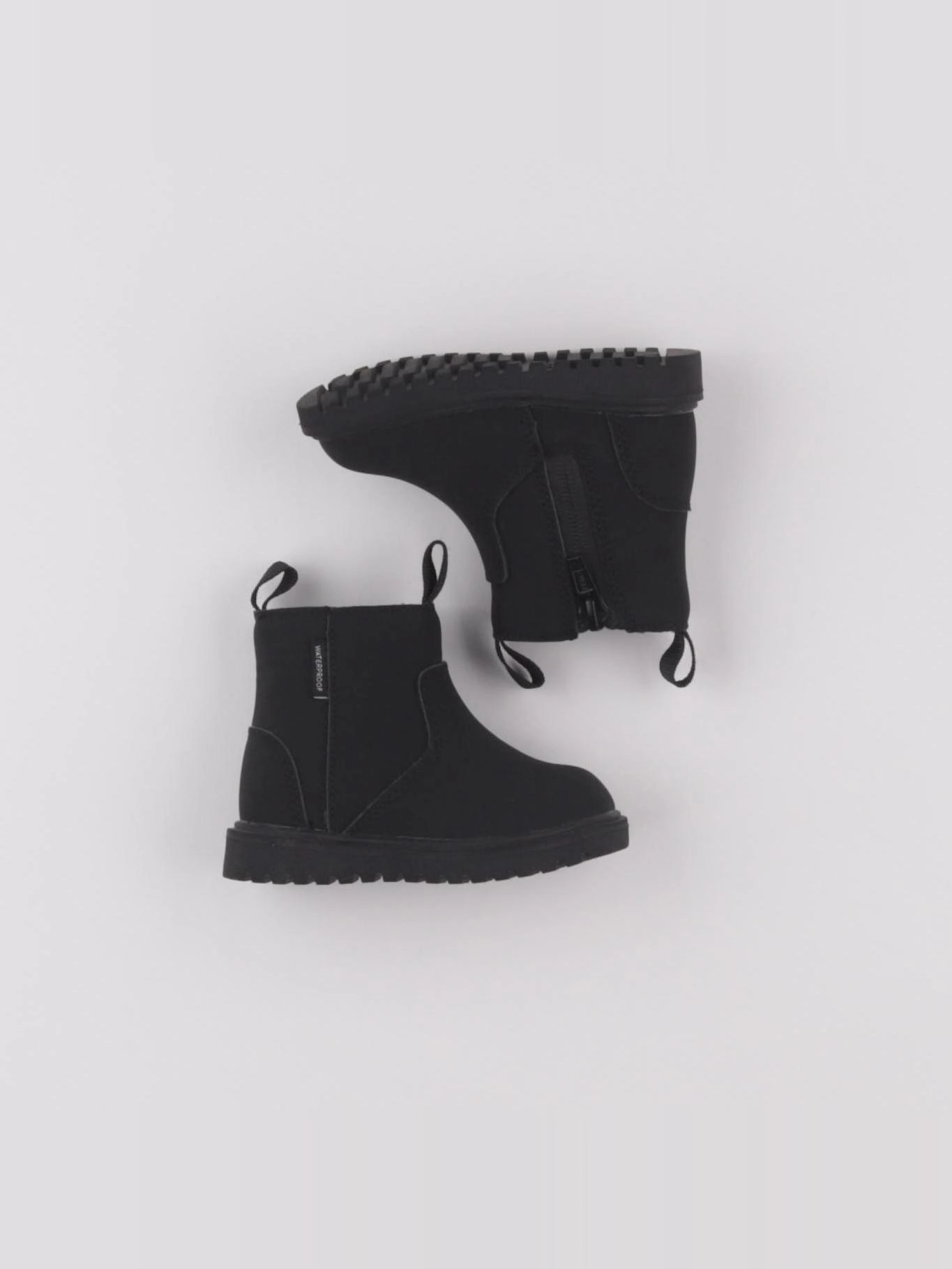 H&M - boots noir - pointure 18/19