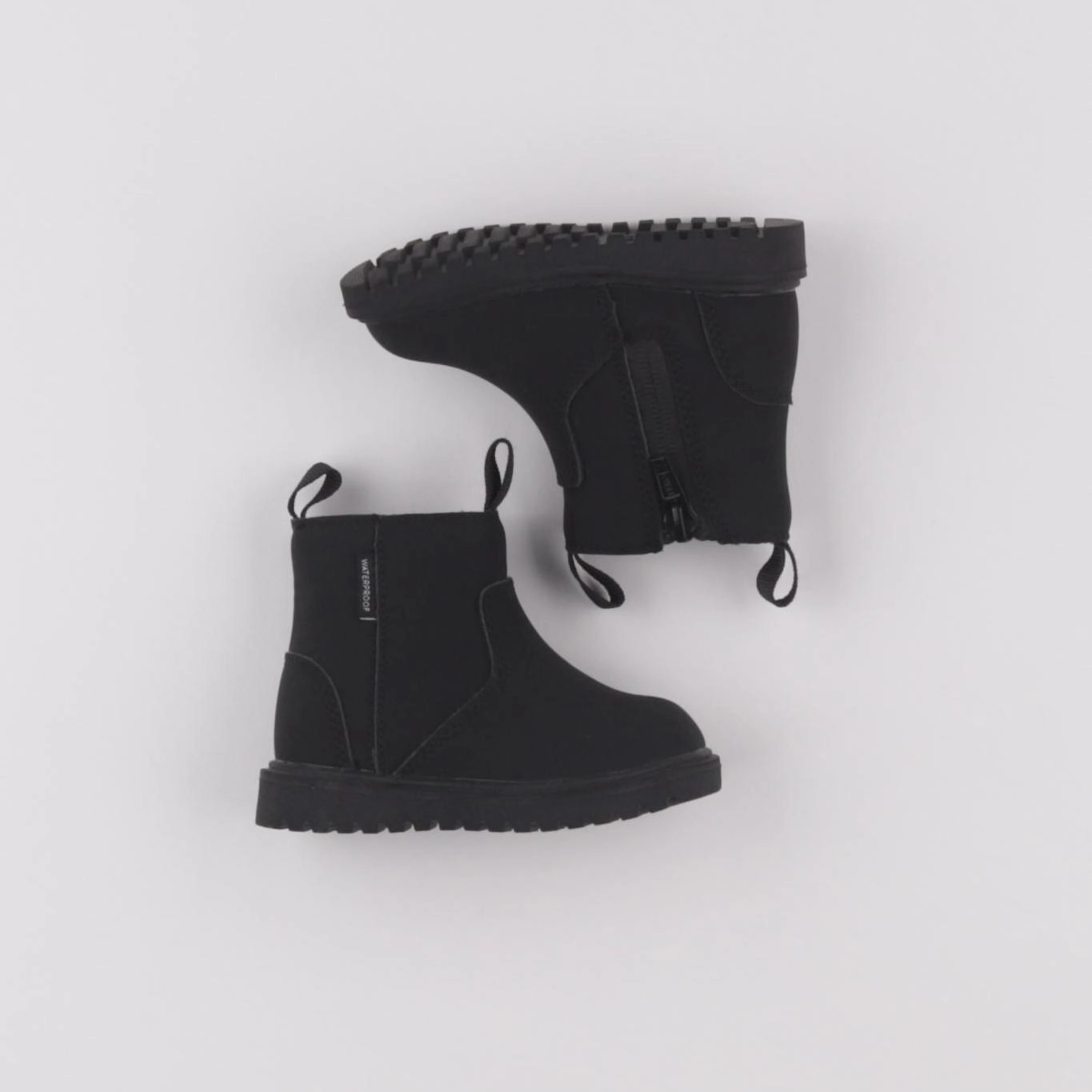 H&M - boots noir - pointure 18/19