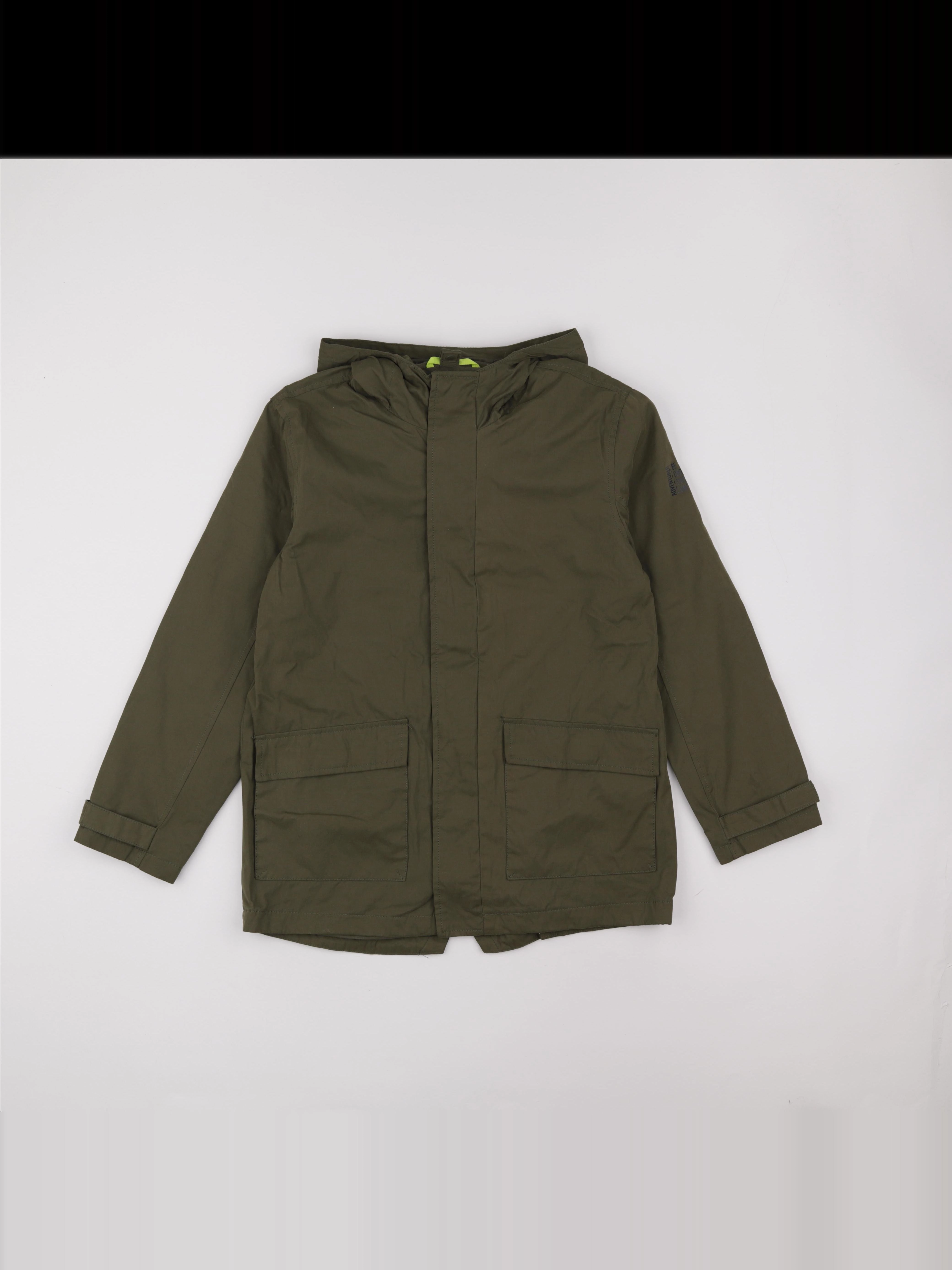 Vertbaudet - parka vert - 12 ans