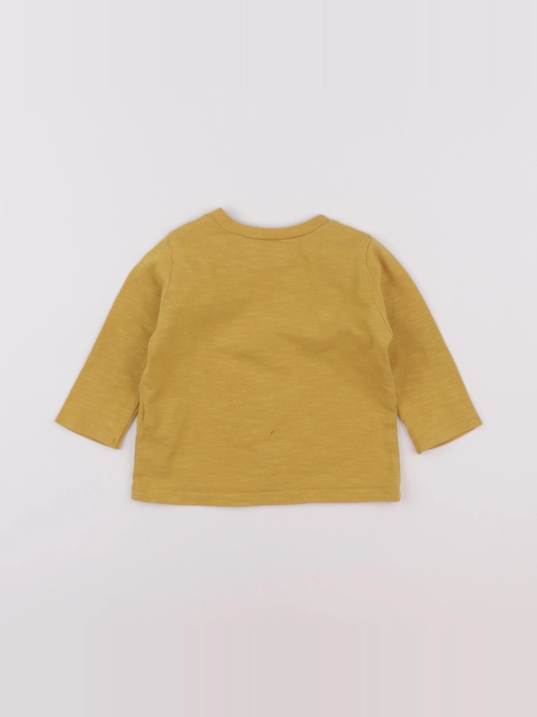IKKS - tee-shirt jaune - 6 mois