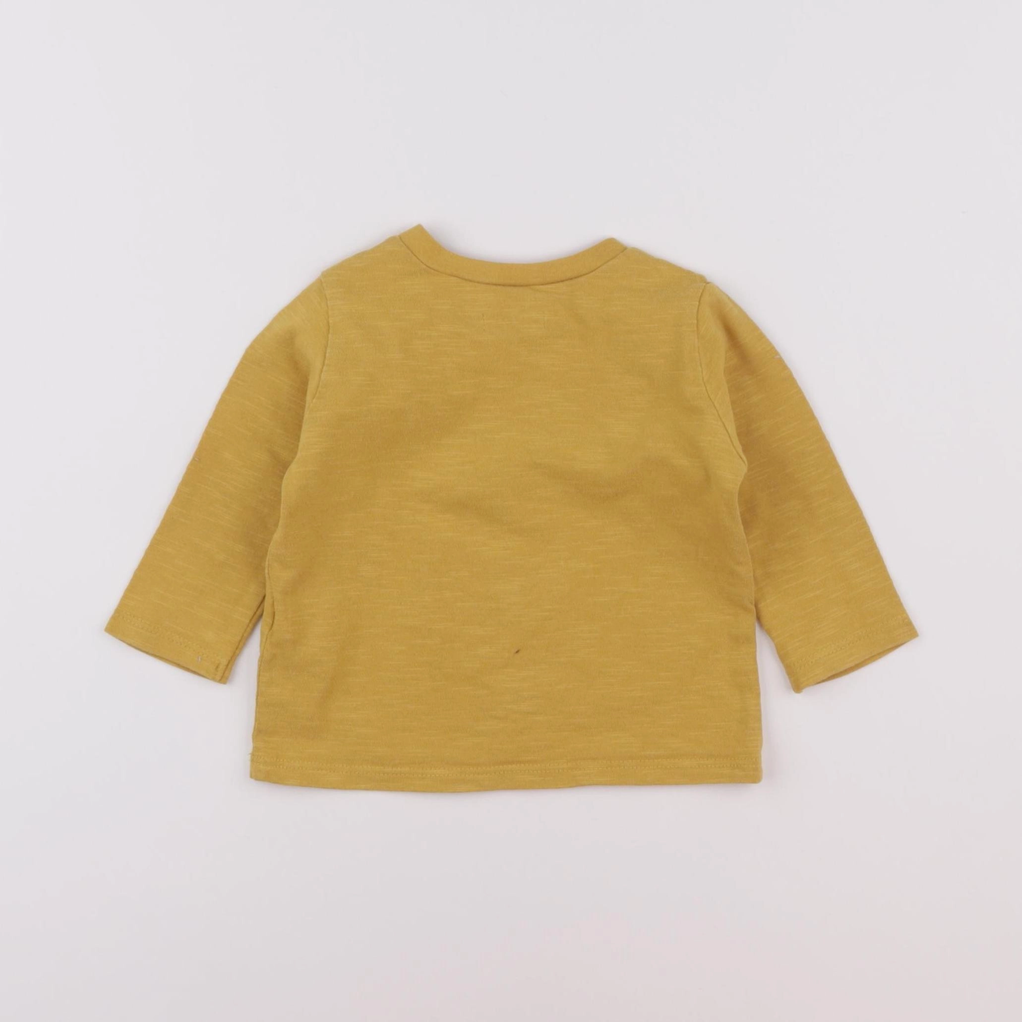 IKKS - tee-shirt jaune - 6 mois