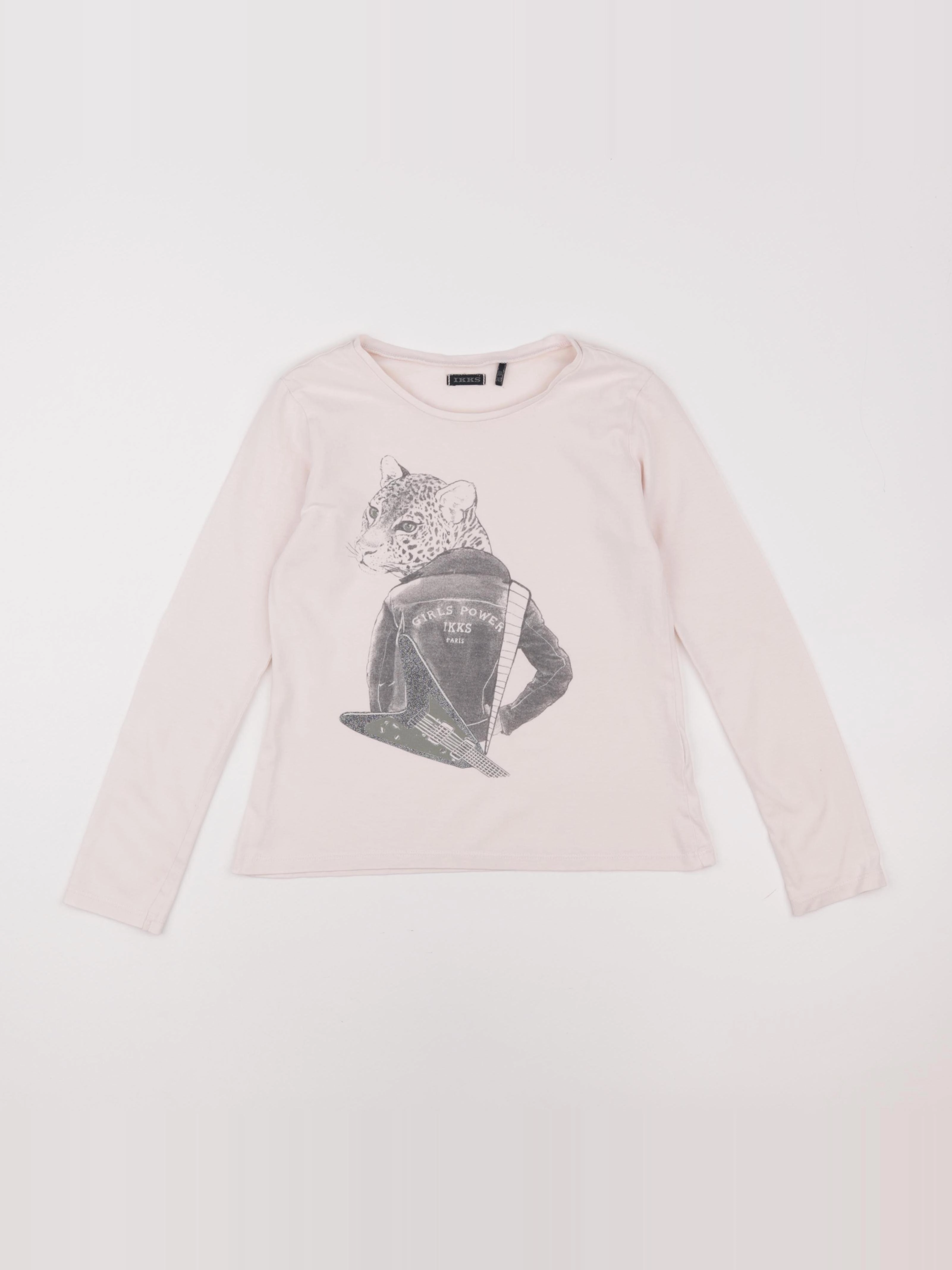 IKKS - tee-shirt rose - 10 ans