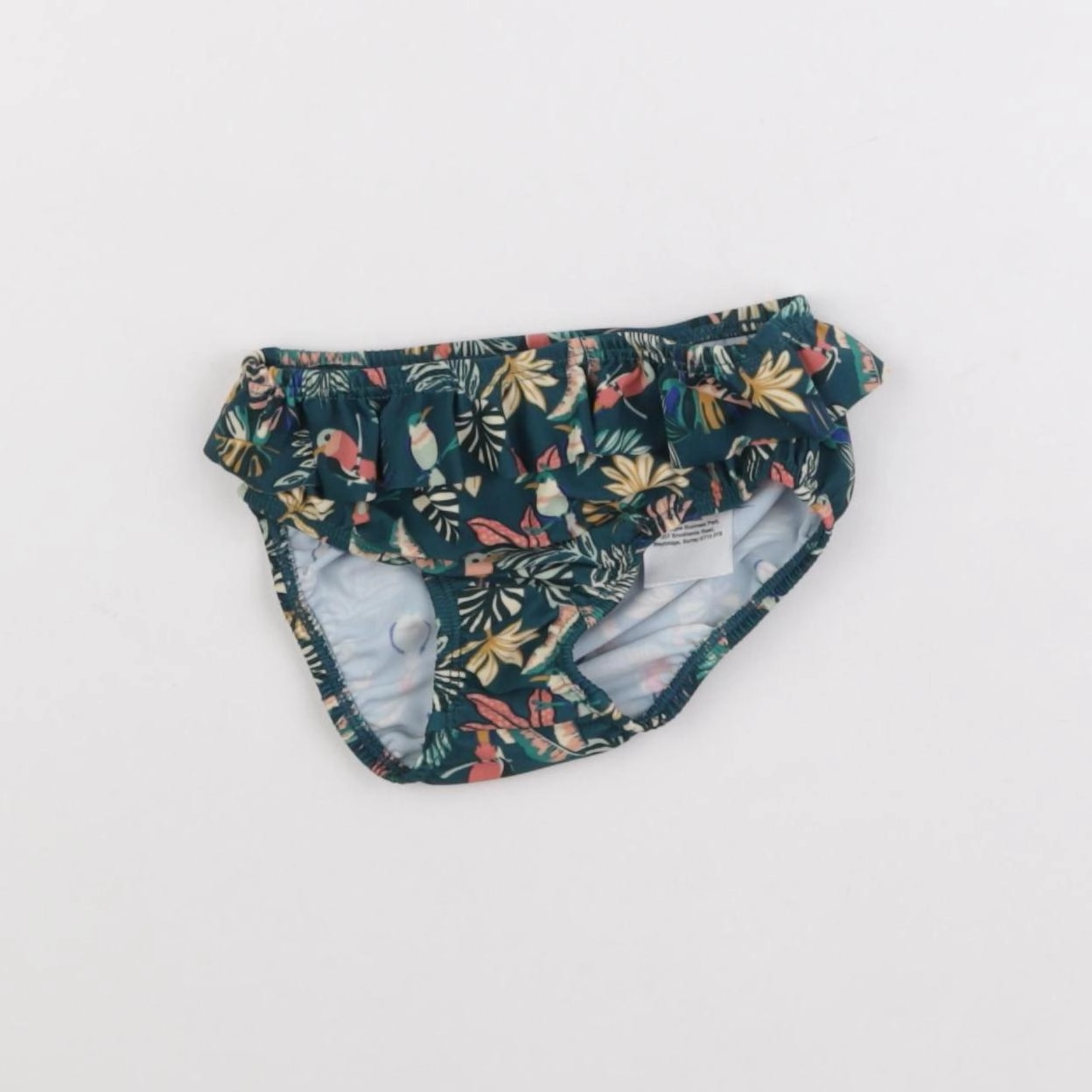Vertbaudet - maillot de bain vert - 12 mois