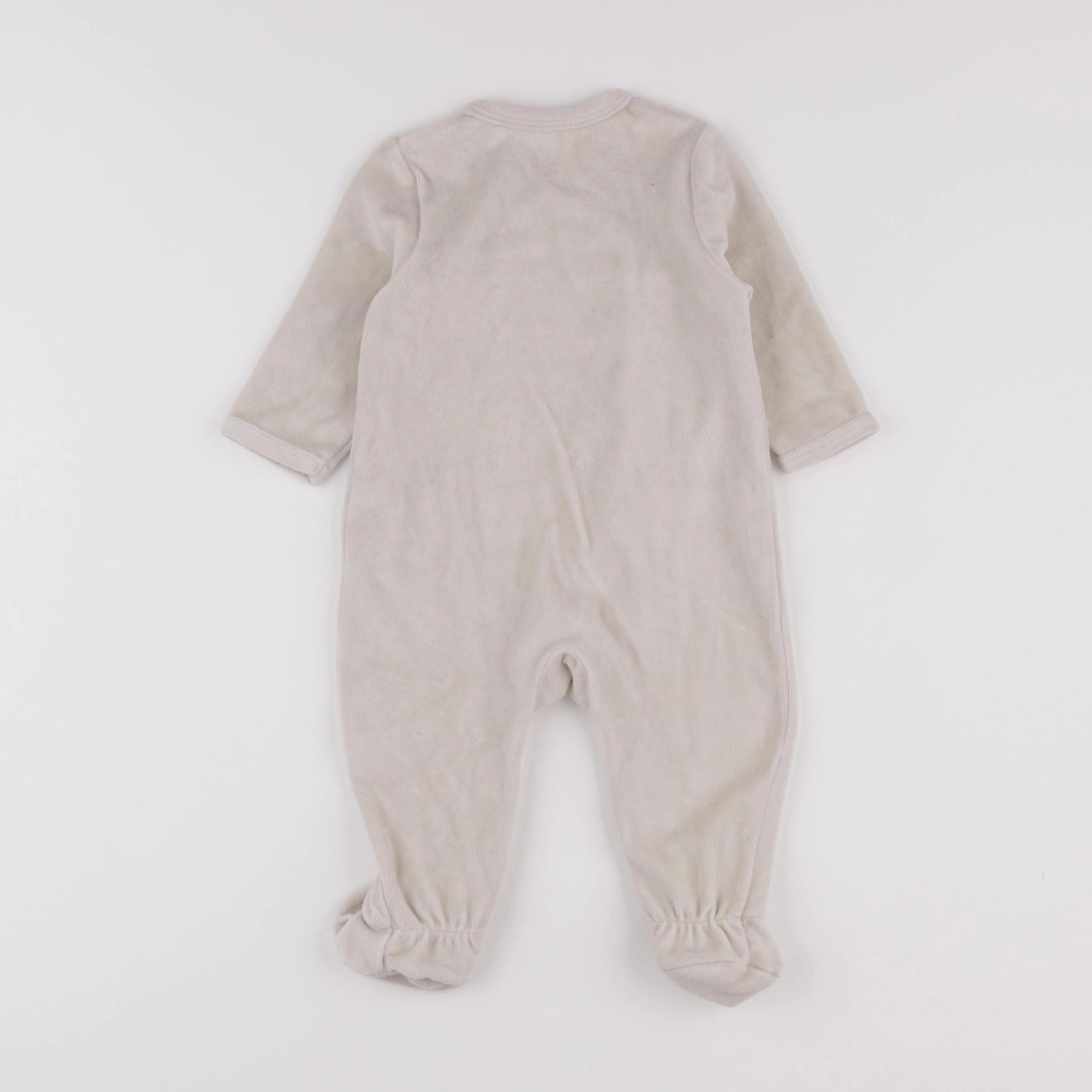 La Redoute - pyjama velours beige - 6 mois