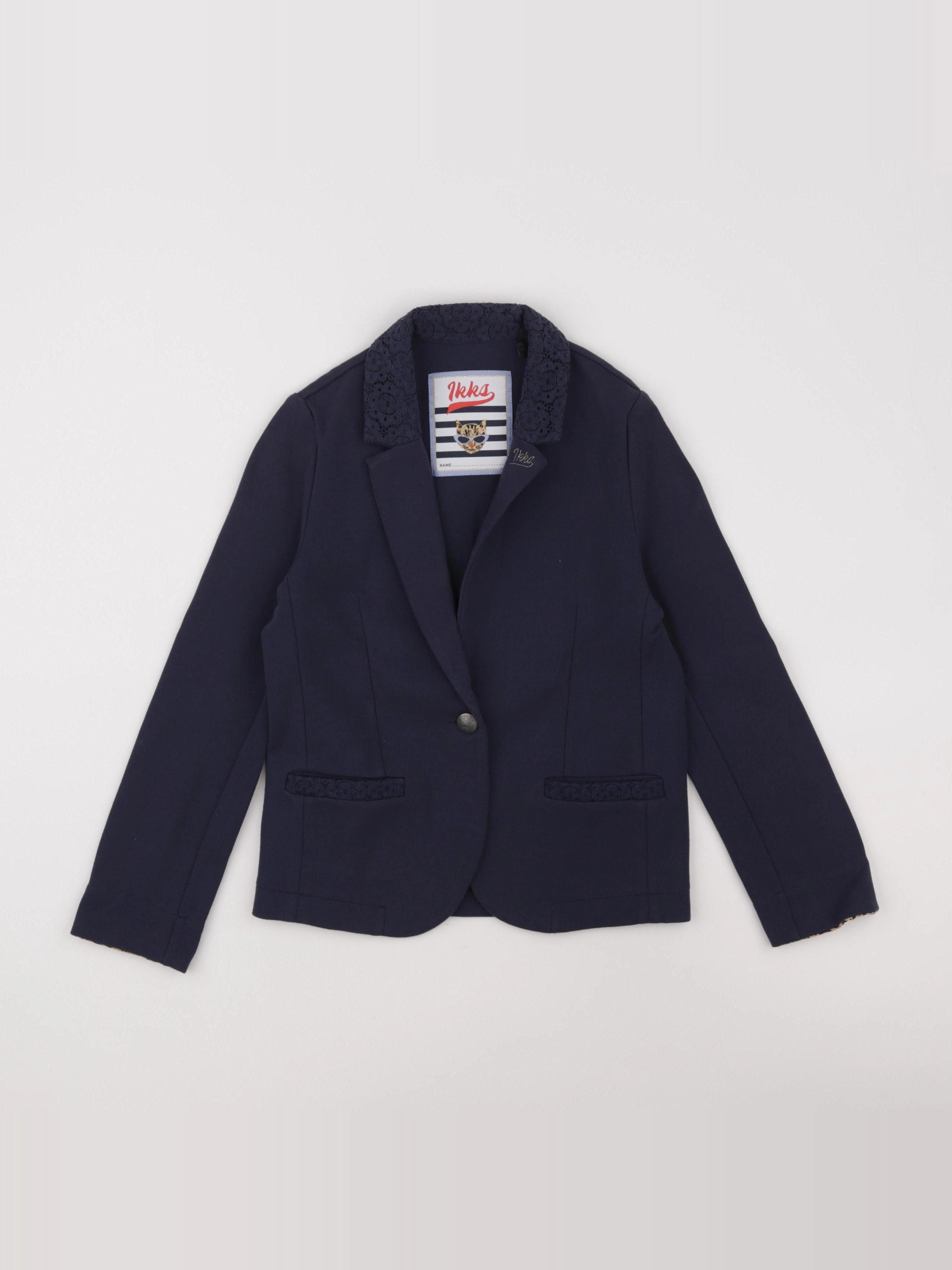 IKKS - veste bleu - 8 ans