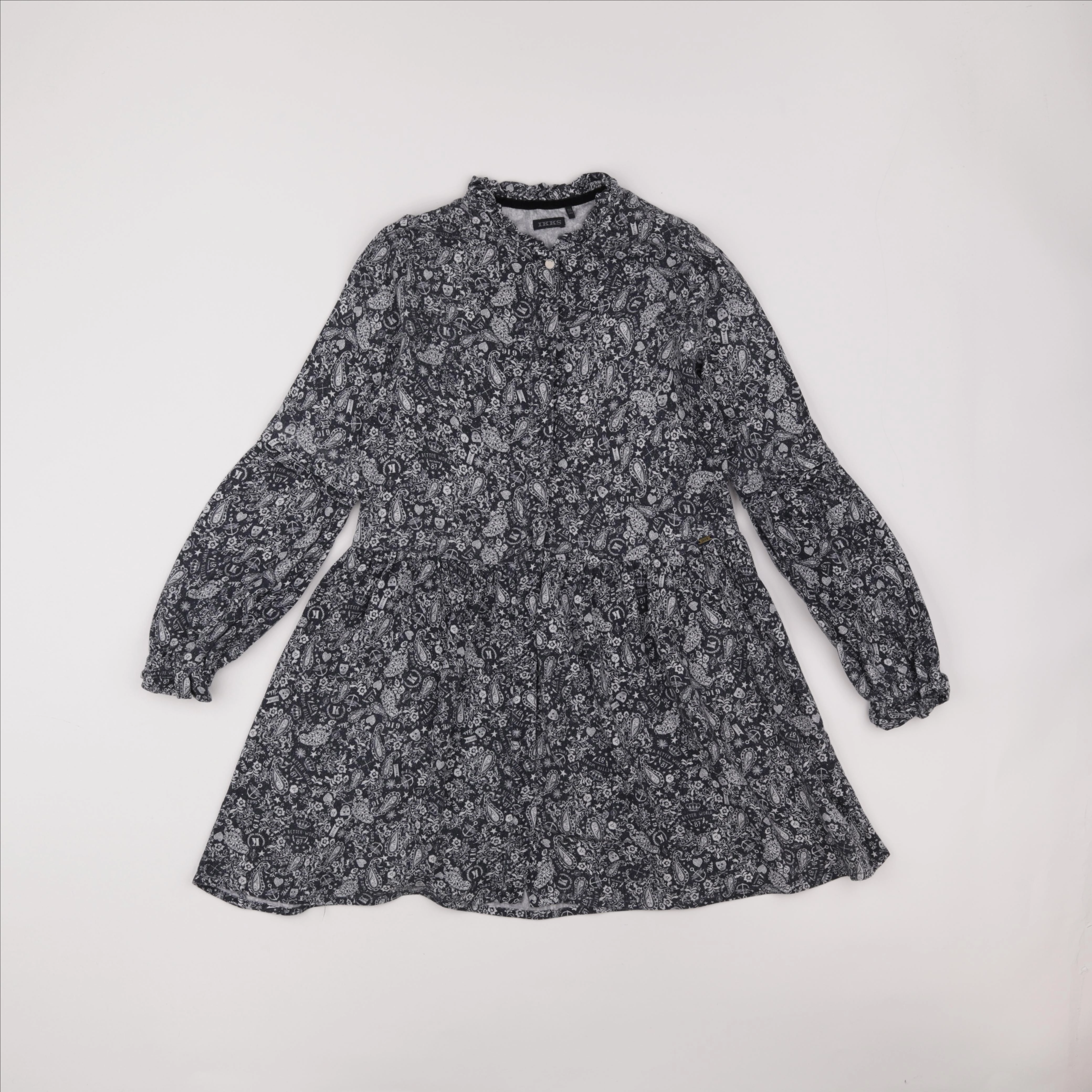 IKKS - robe bleu - 10 ans