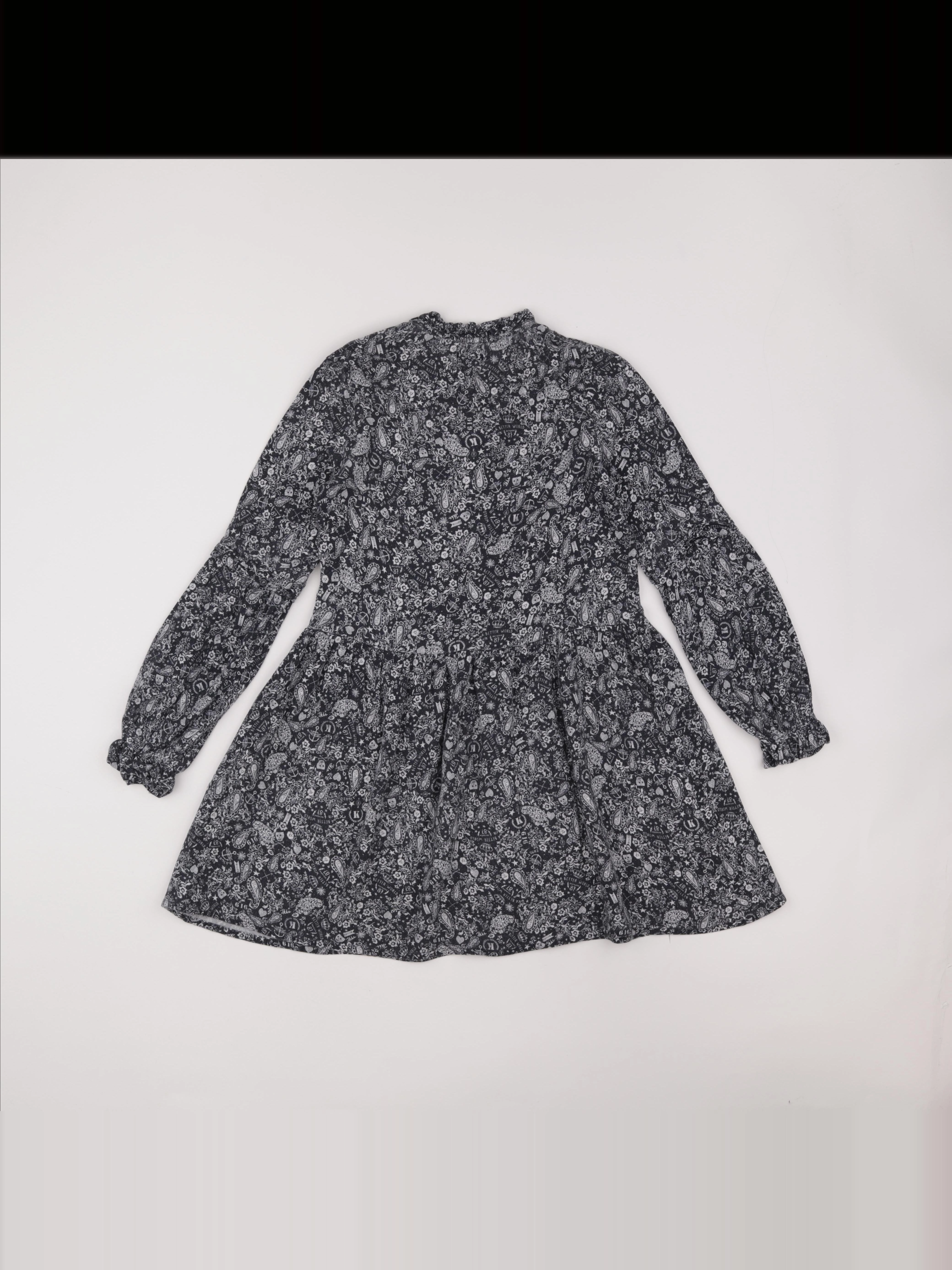 IKKS - robe bleu - 10 ans