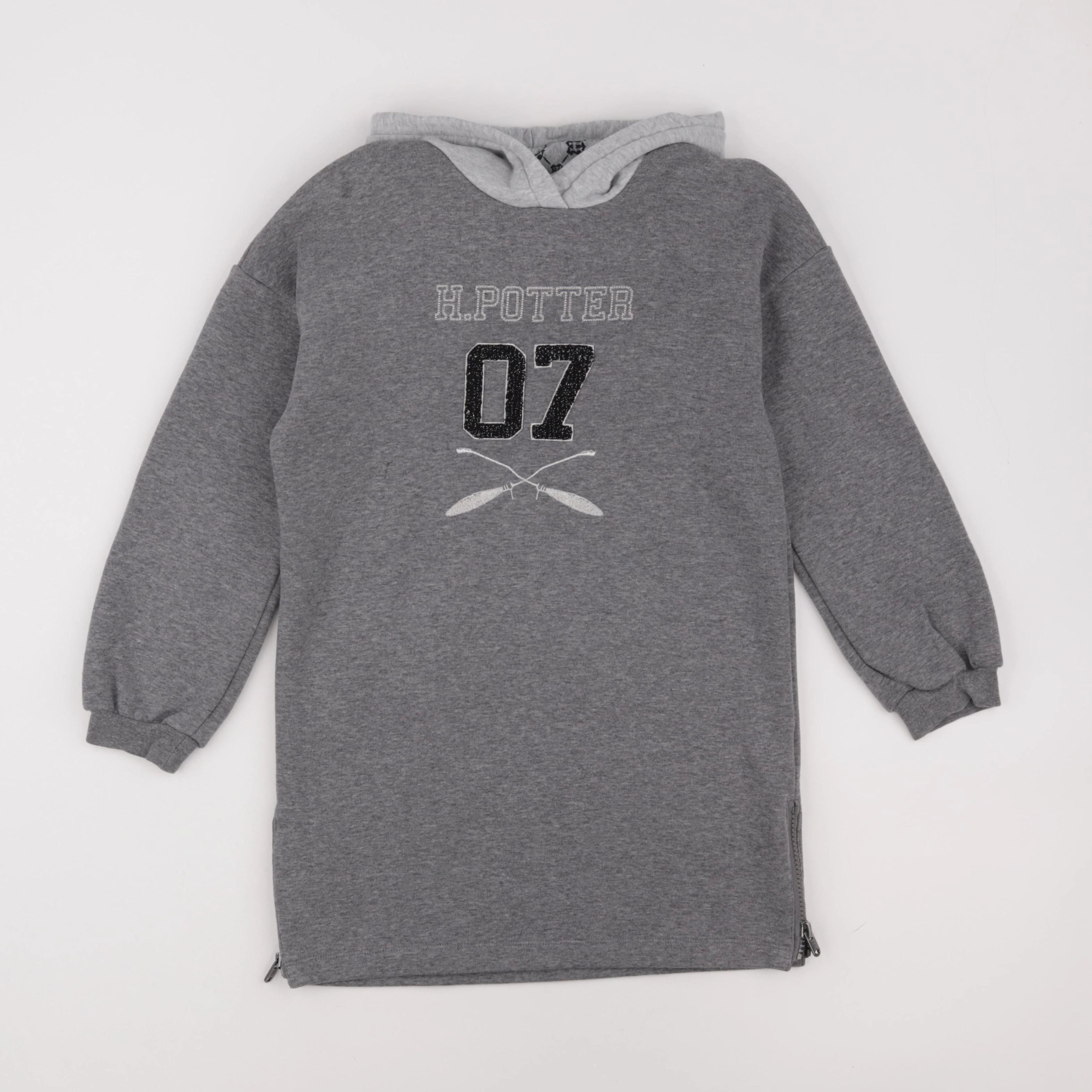 IKKS - robe gris - 8 ans