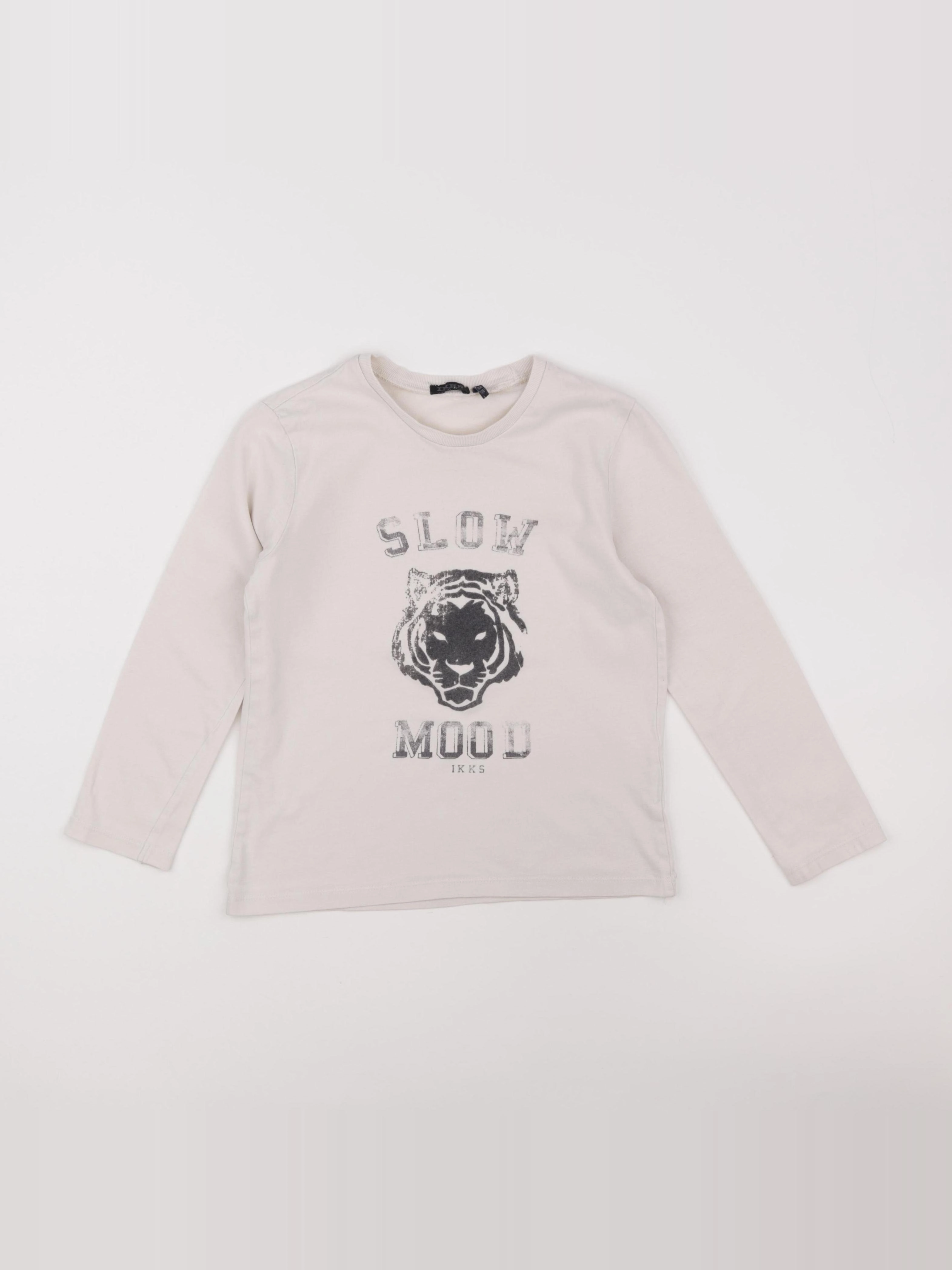IKKS - tee-shirt beige - 6 ans