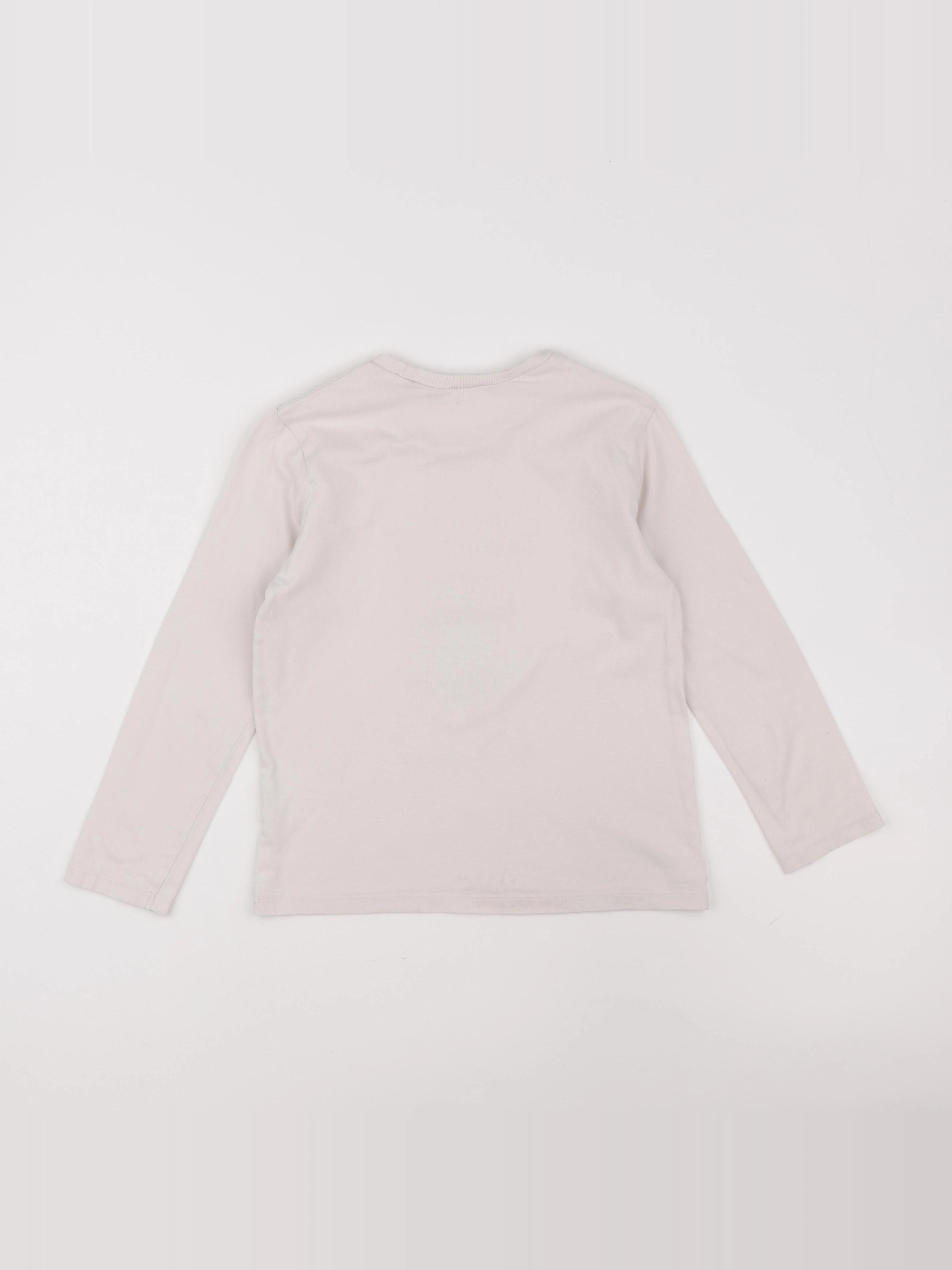 IKKS - tee-shirt beige - 6 ans