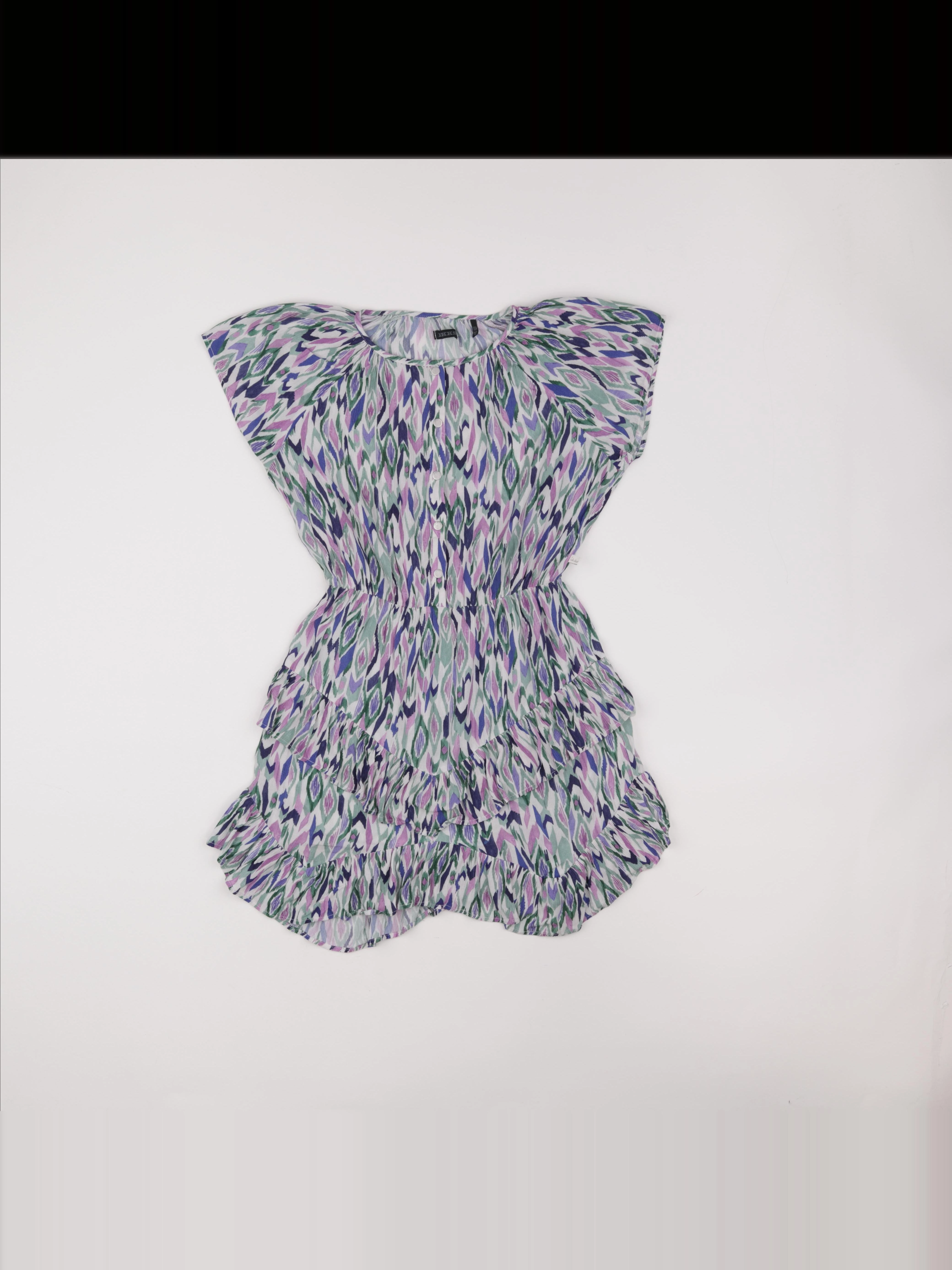 IKKS - combinaison bleu, rose - 10 ans