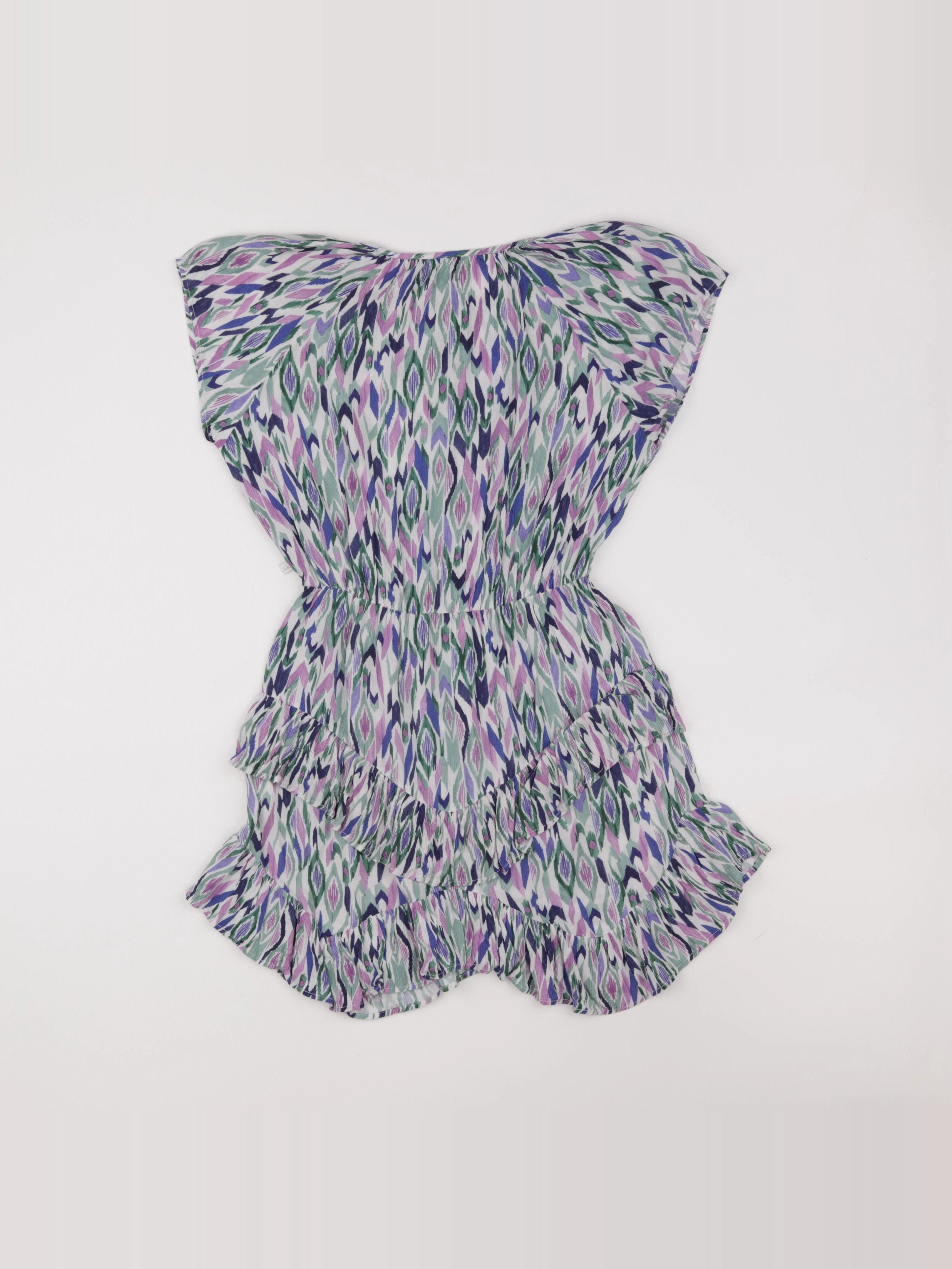 IKKS - combinaison bleu, rose - 10 ans