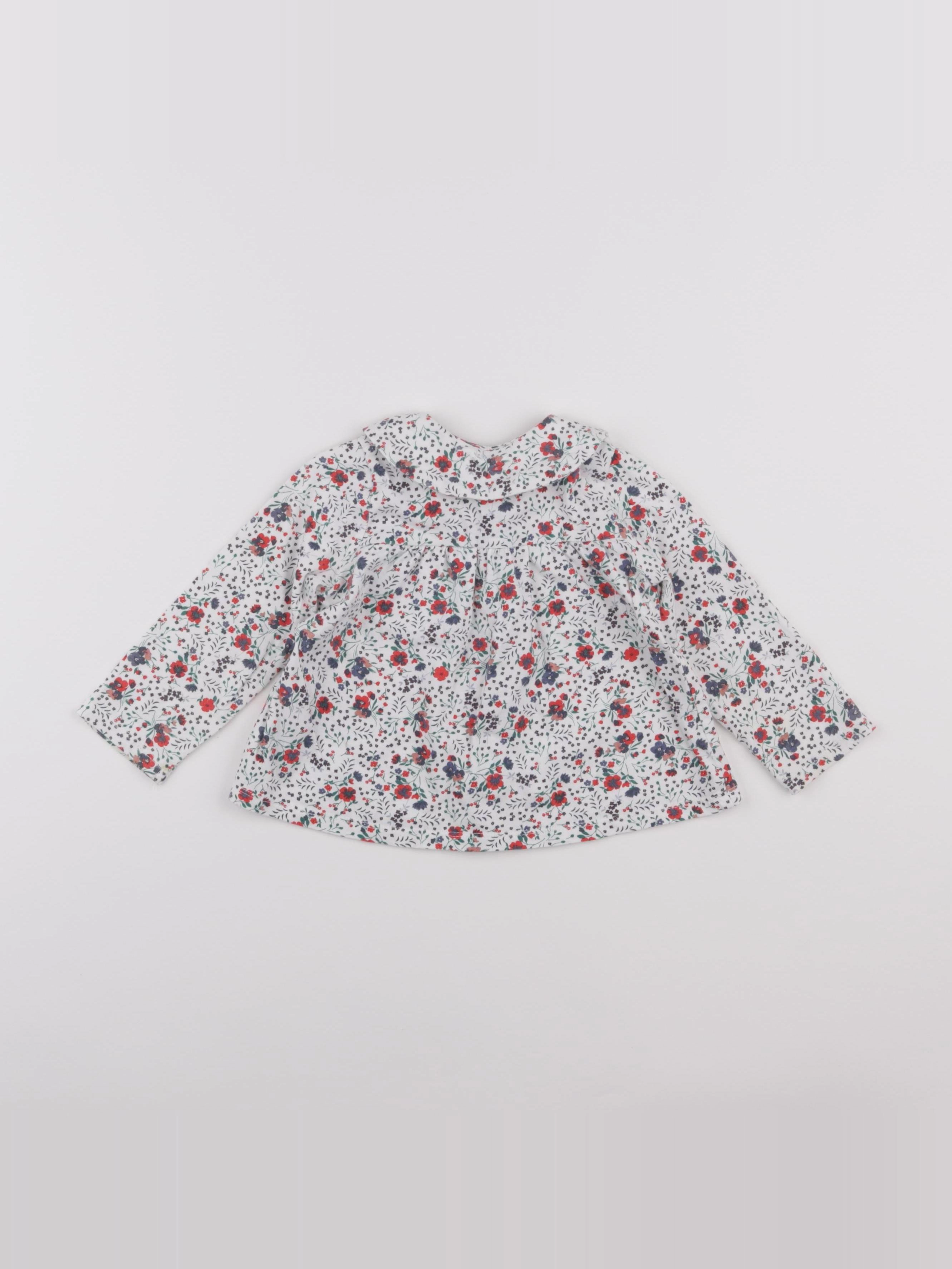 Vertbaudet - tee-shirt blanc - 18 mois