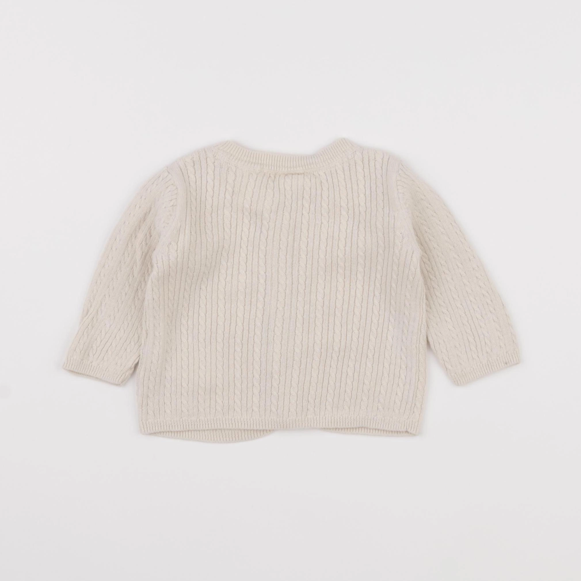 H&M - gilet beige - 1 mois
