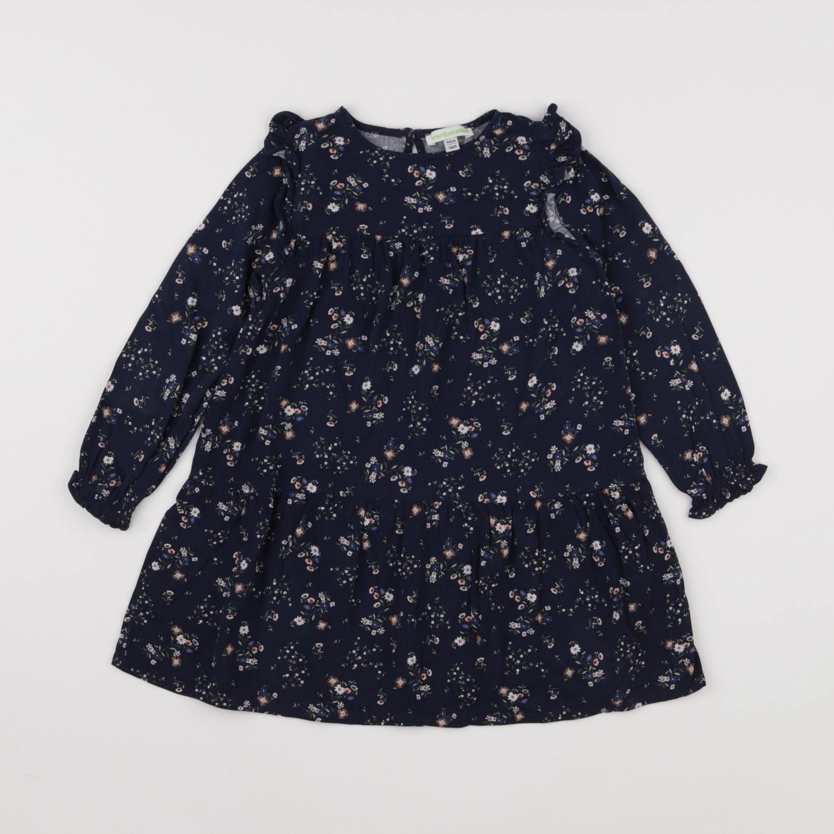 Vertbaudet - robe bleu - 3 ans