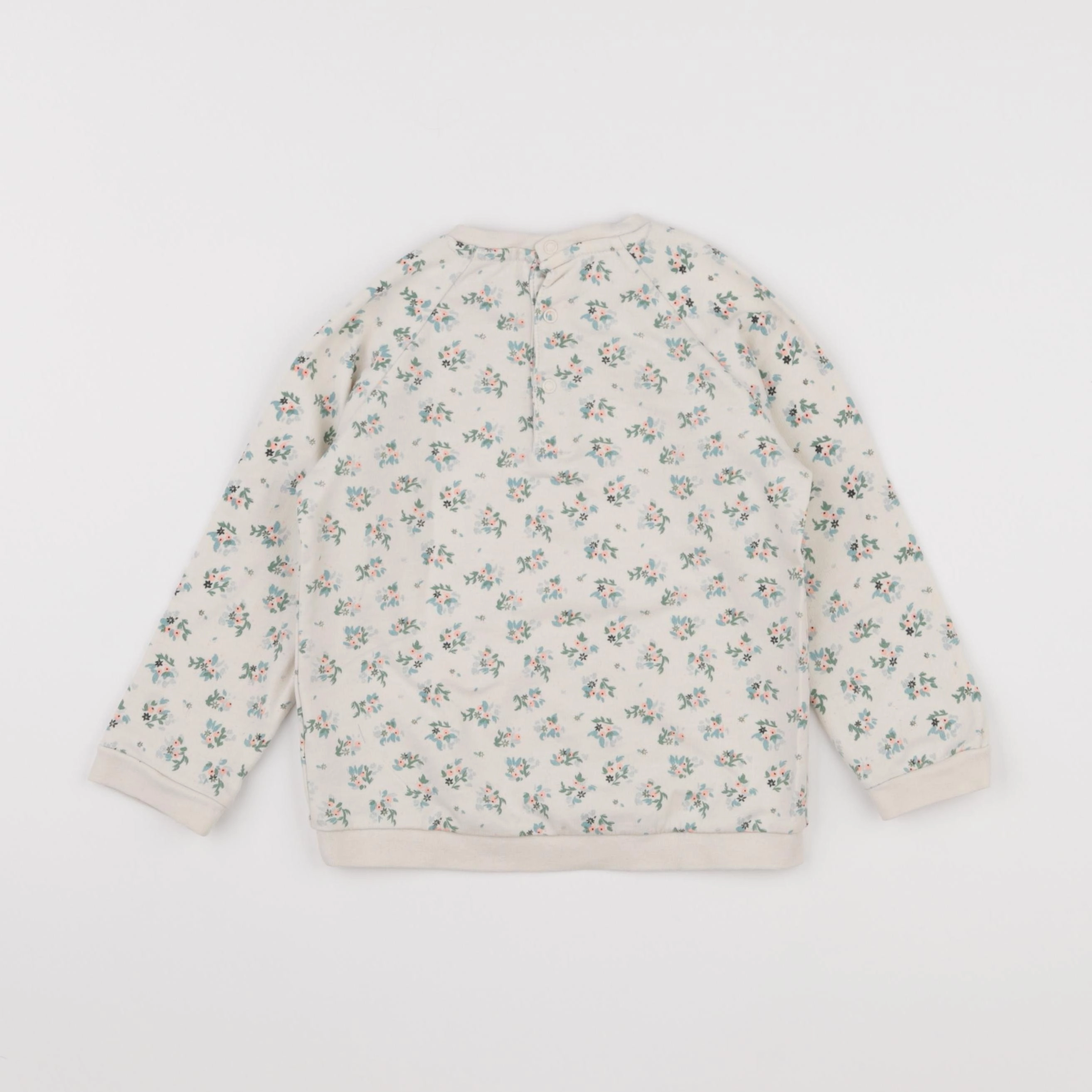 Vertbaudet - sweat beige - 36 mois