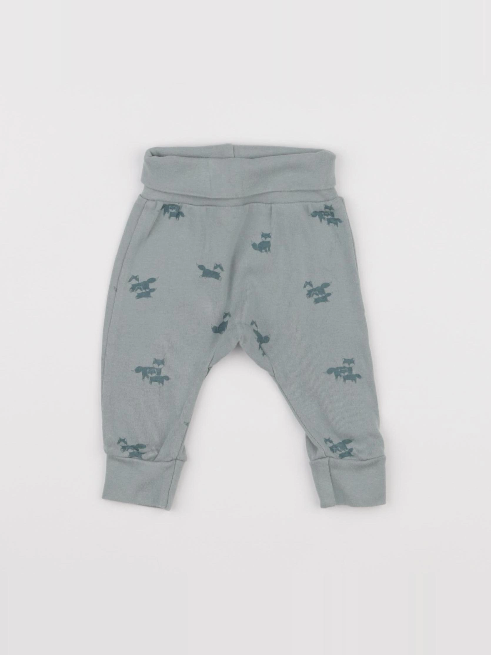 H&M - legging vert - 1 mois