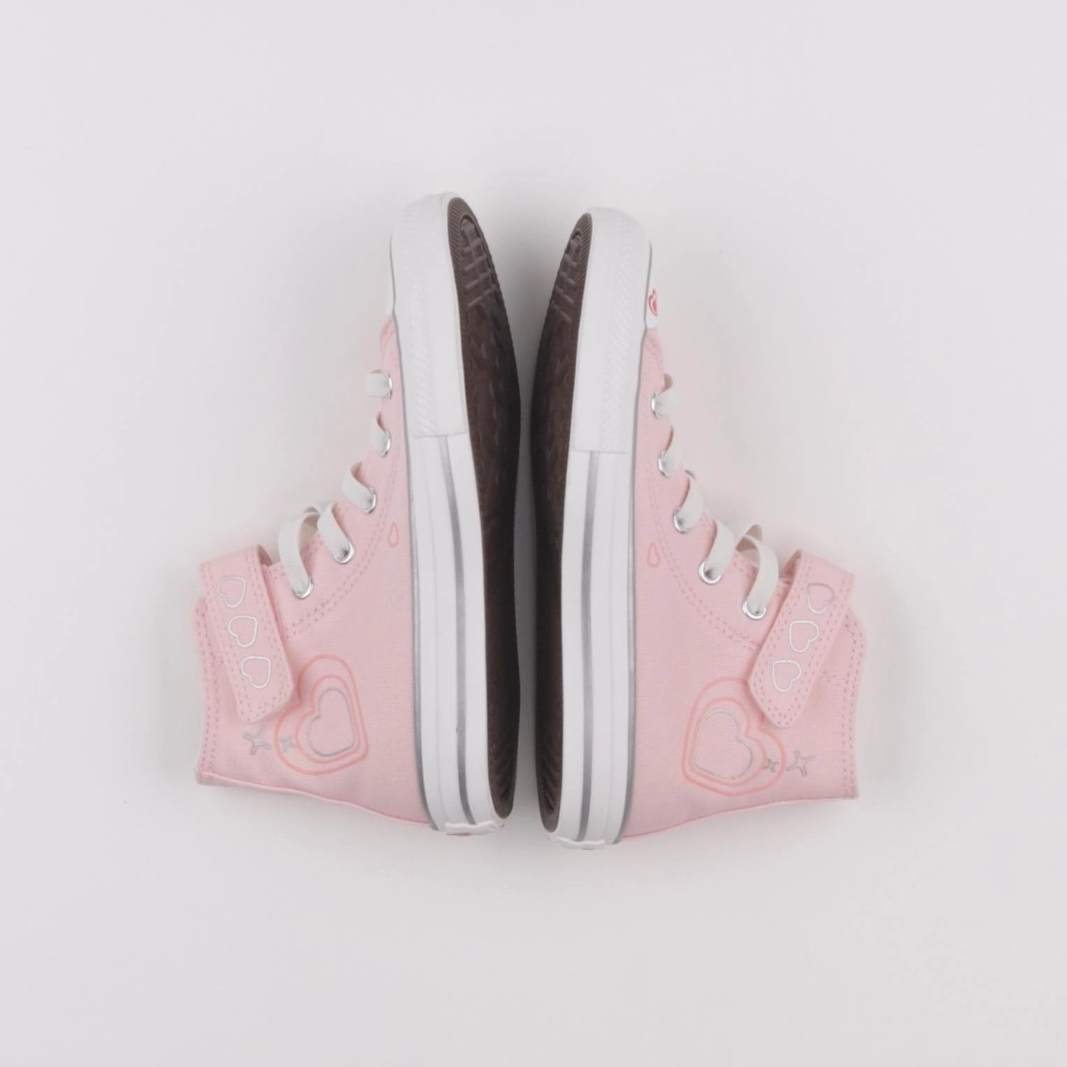 Converse - tennis à scratch/ lacets rose - pointure 32