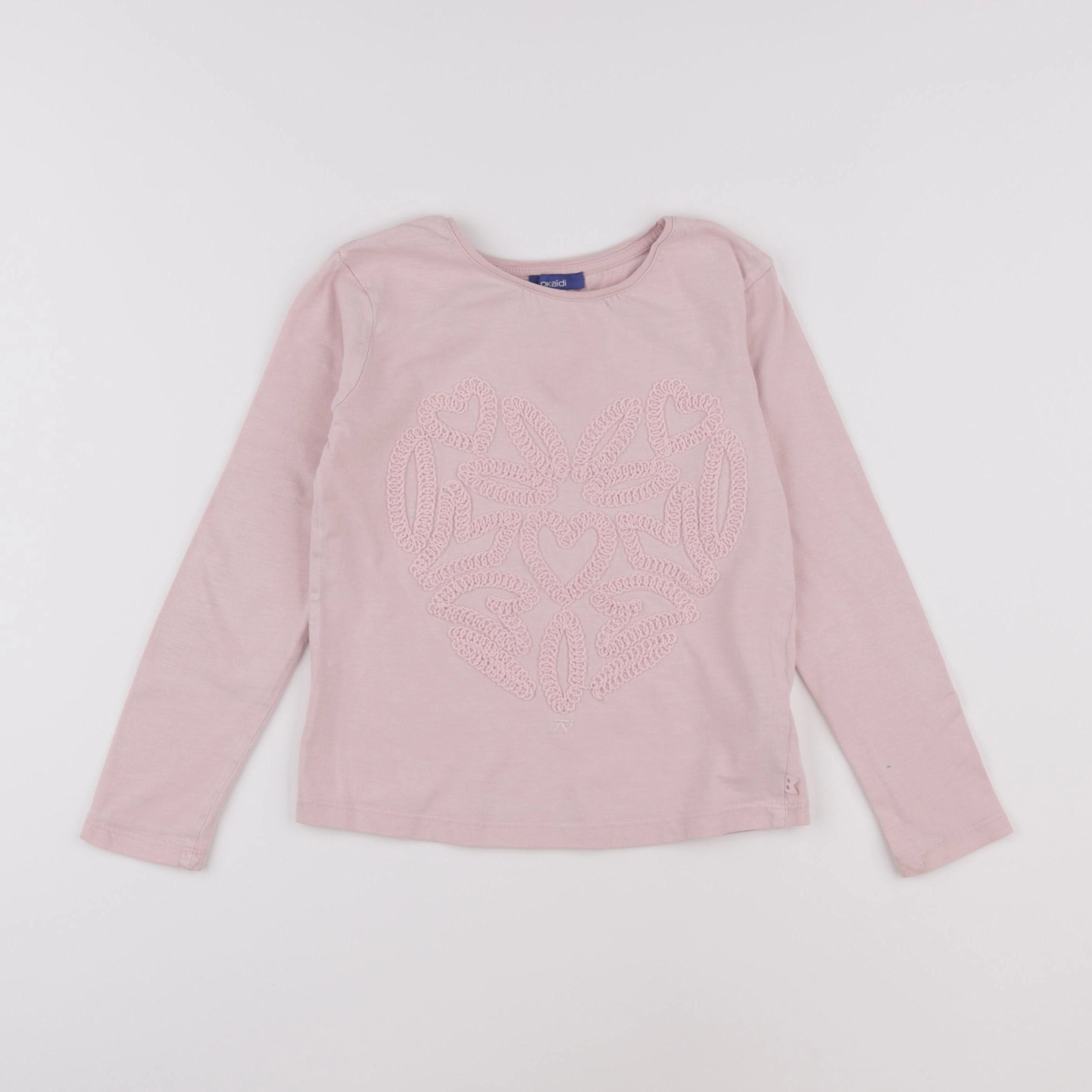 Okaidi - tee-shirt rose - 8 ans