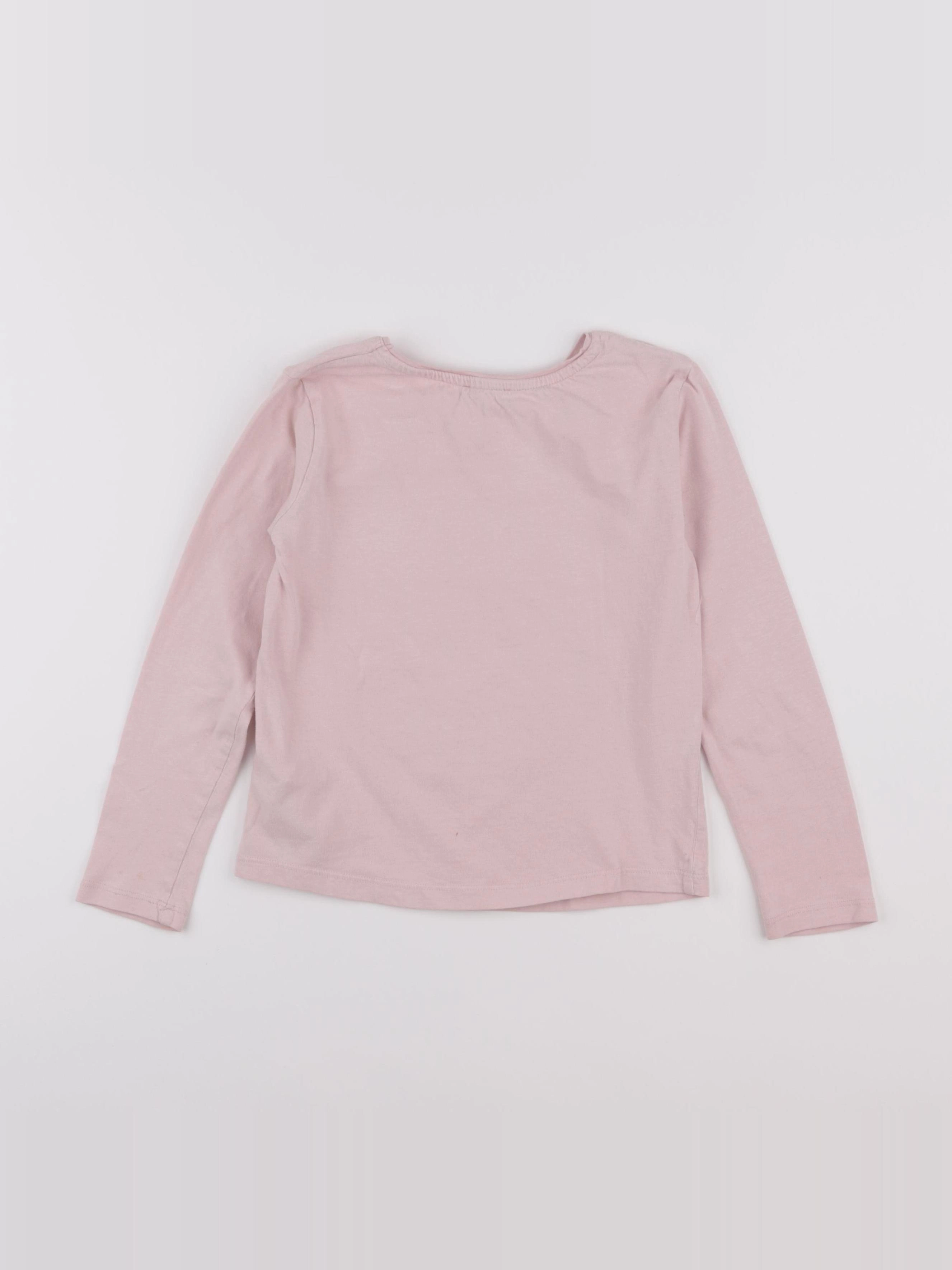 Okaidi - tee-shirt rose - 8 ans