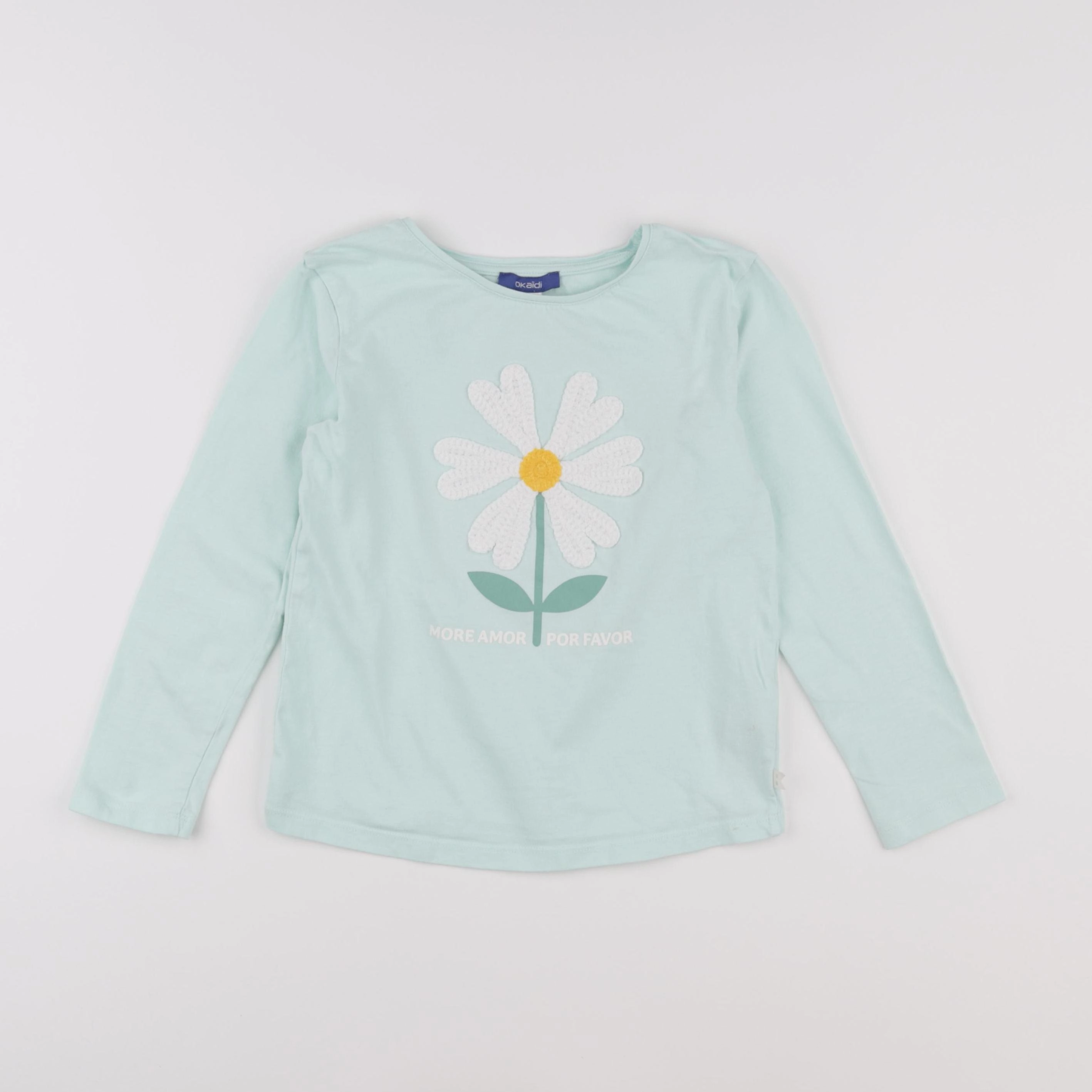 Okaidi - tee-shirt bleu - 8 ans