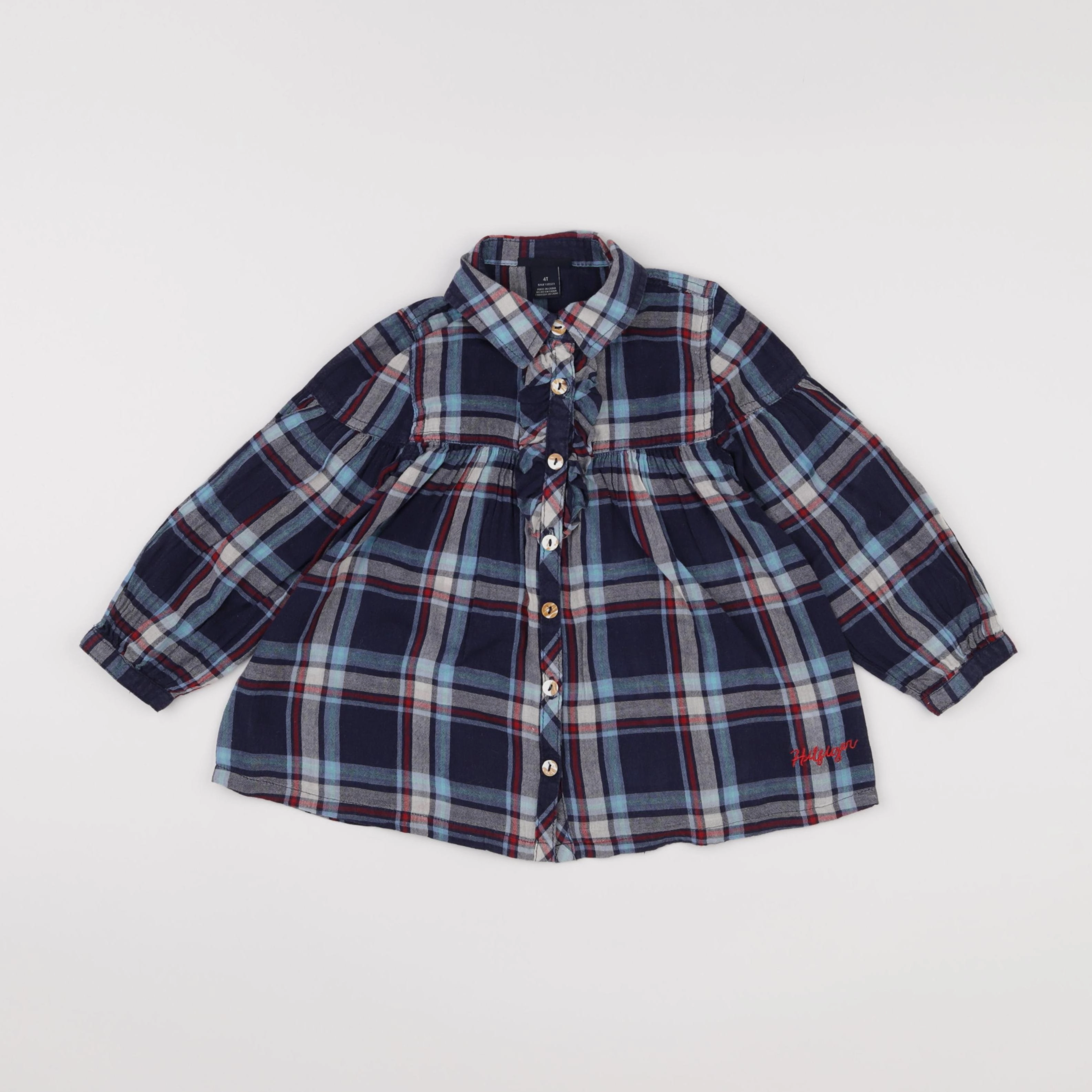 Tommy Hilfiger - chemise bleu - 4 ans