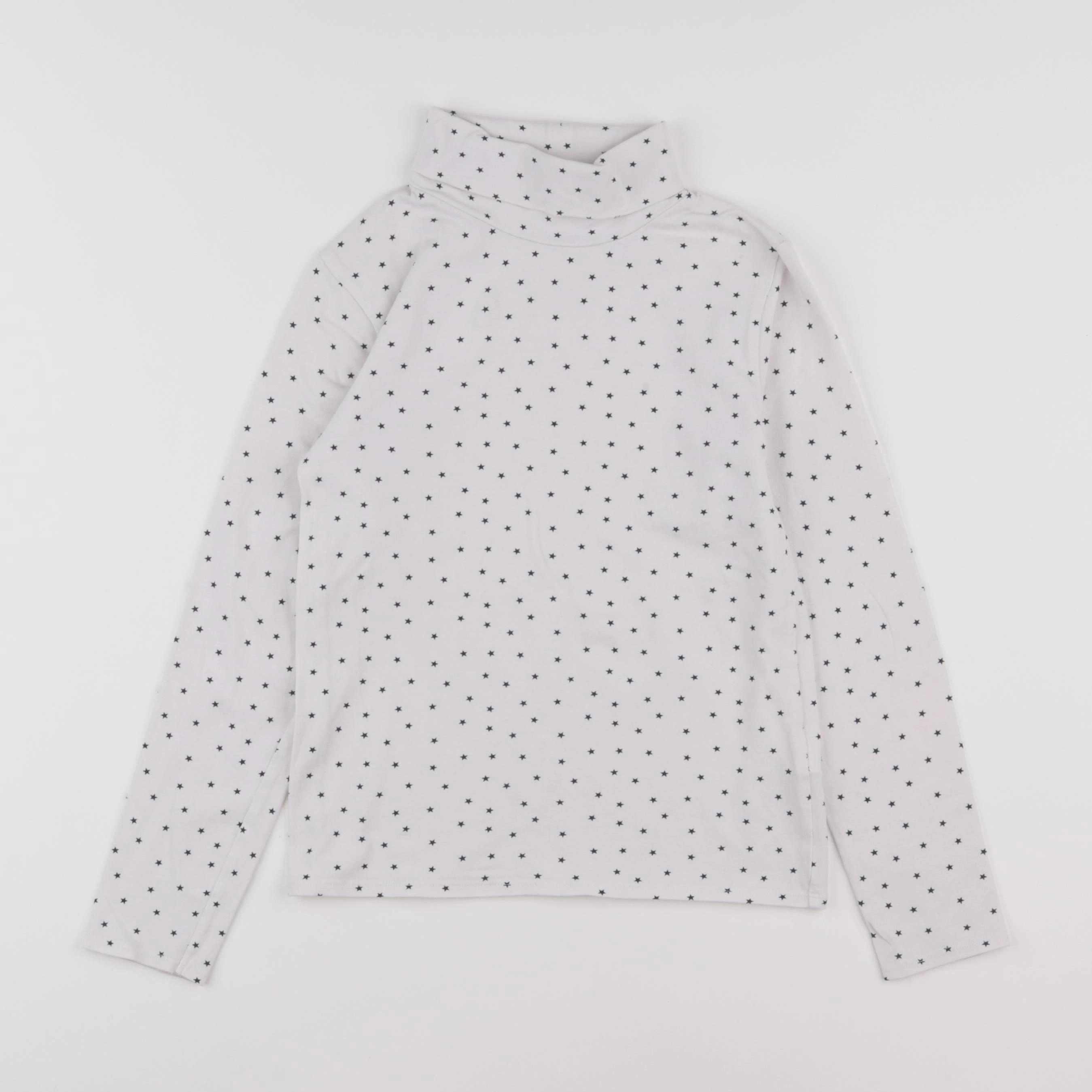 Vertbaudet - sous-pull blanc - 8 ans