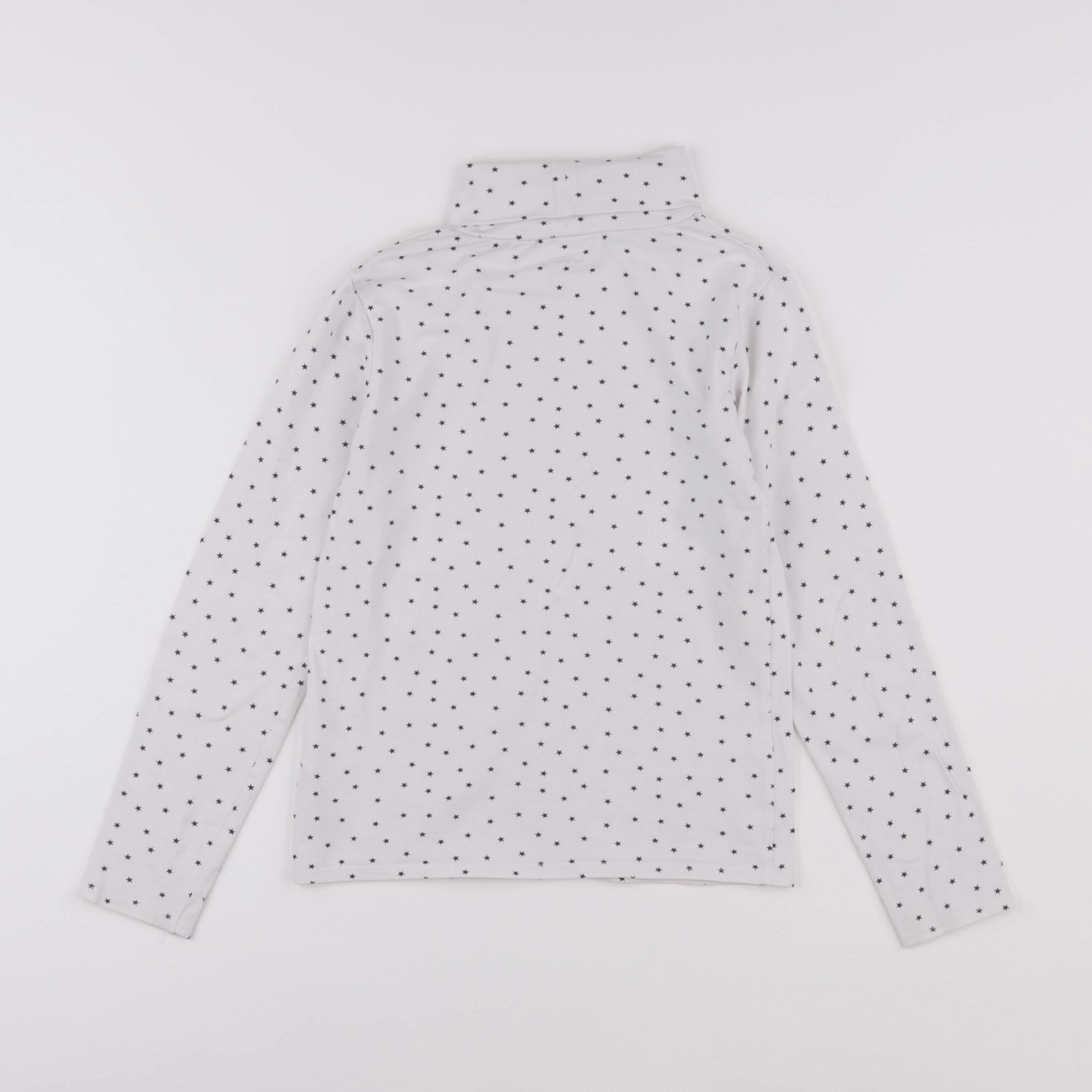 Vertbaudet - sous-pull blanc - 8 ans