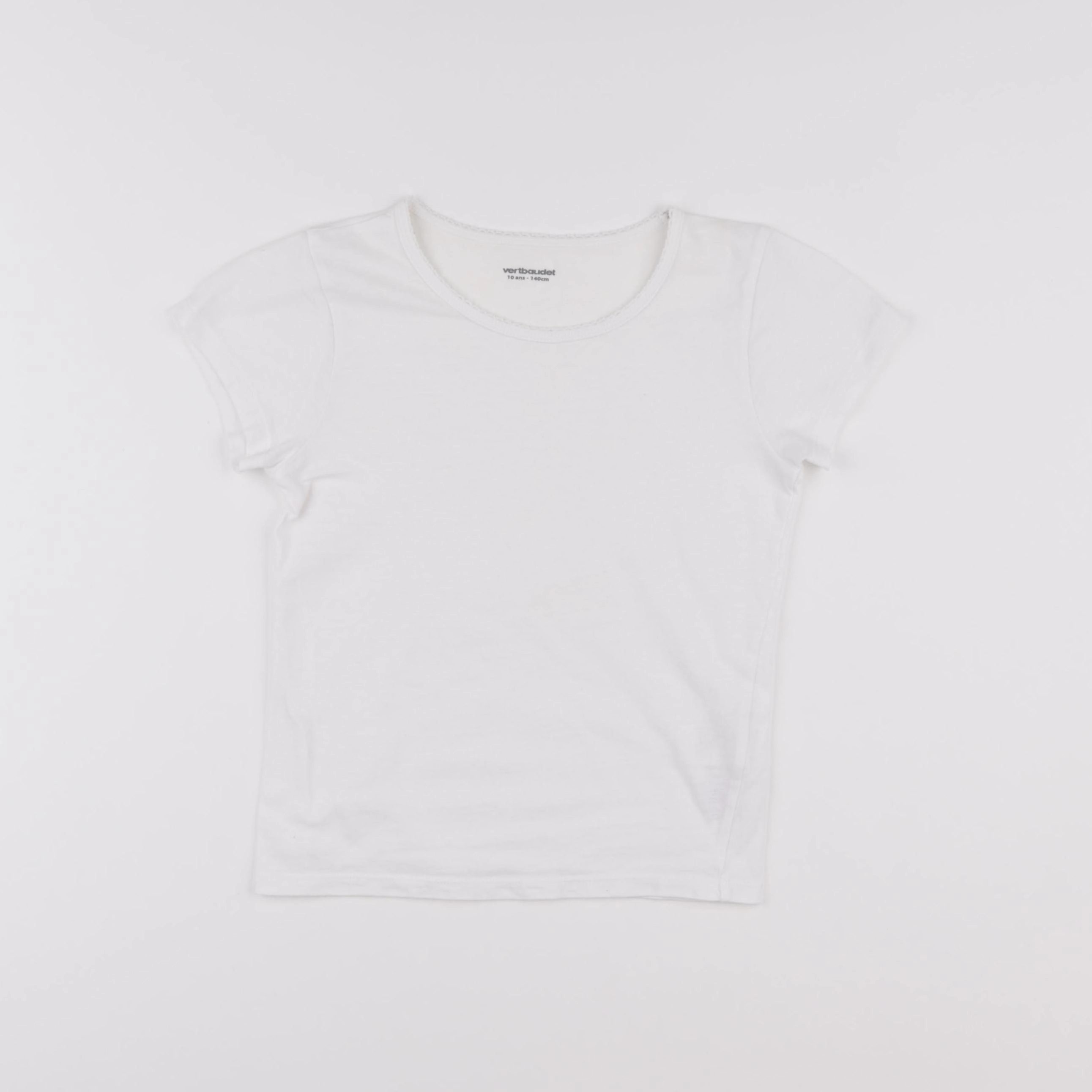 Vertbaudet - maillot de corps blanc - 10 ans
