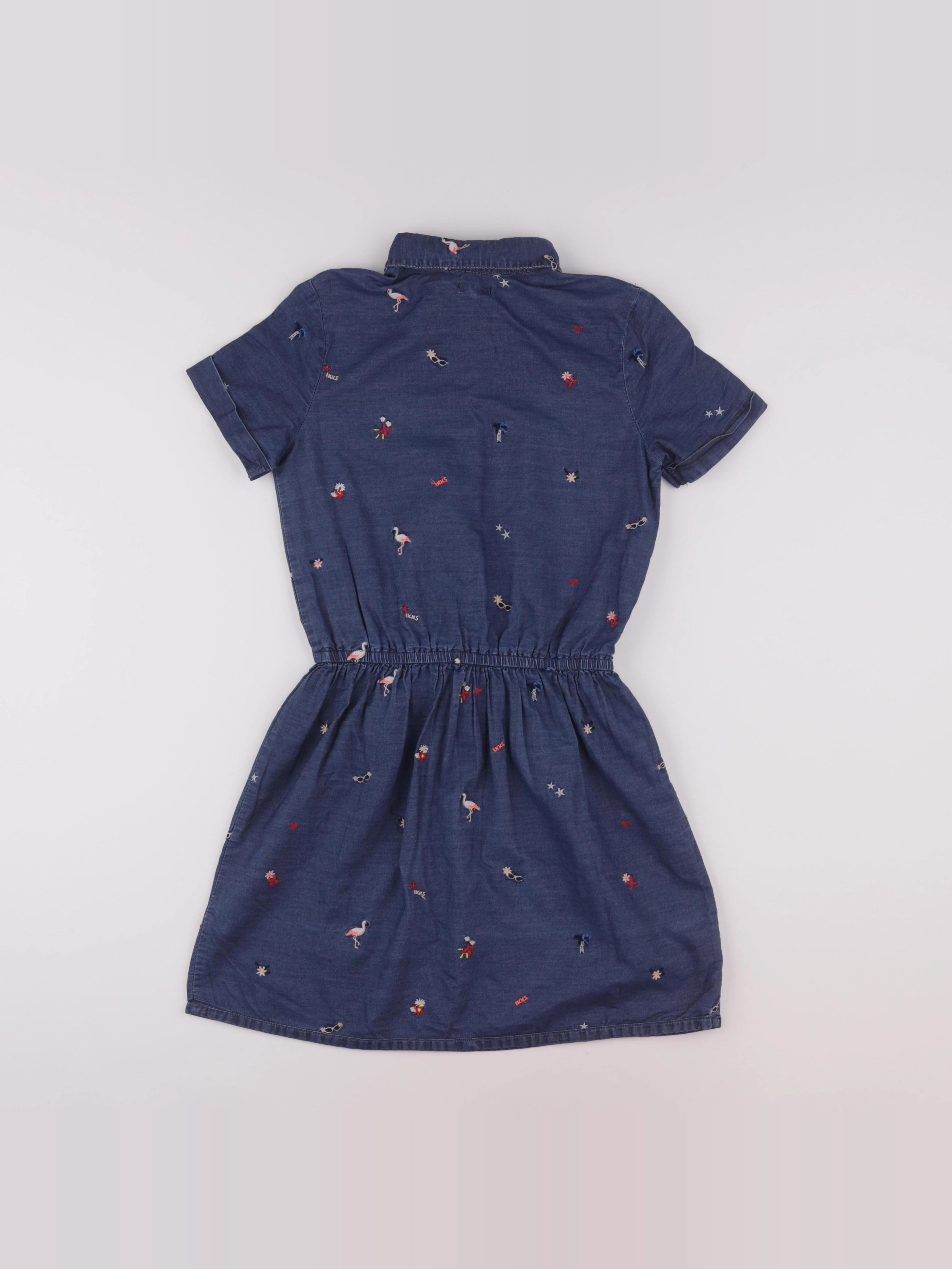 IKKS - robe bleu - 10 ans