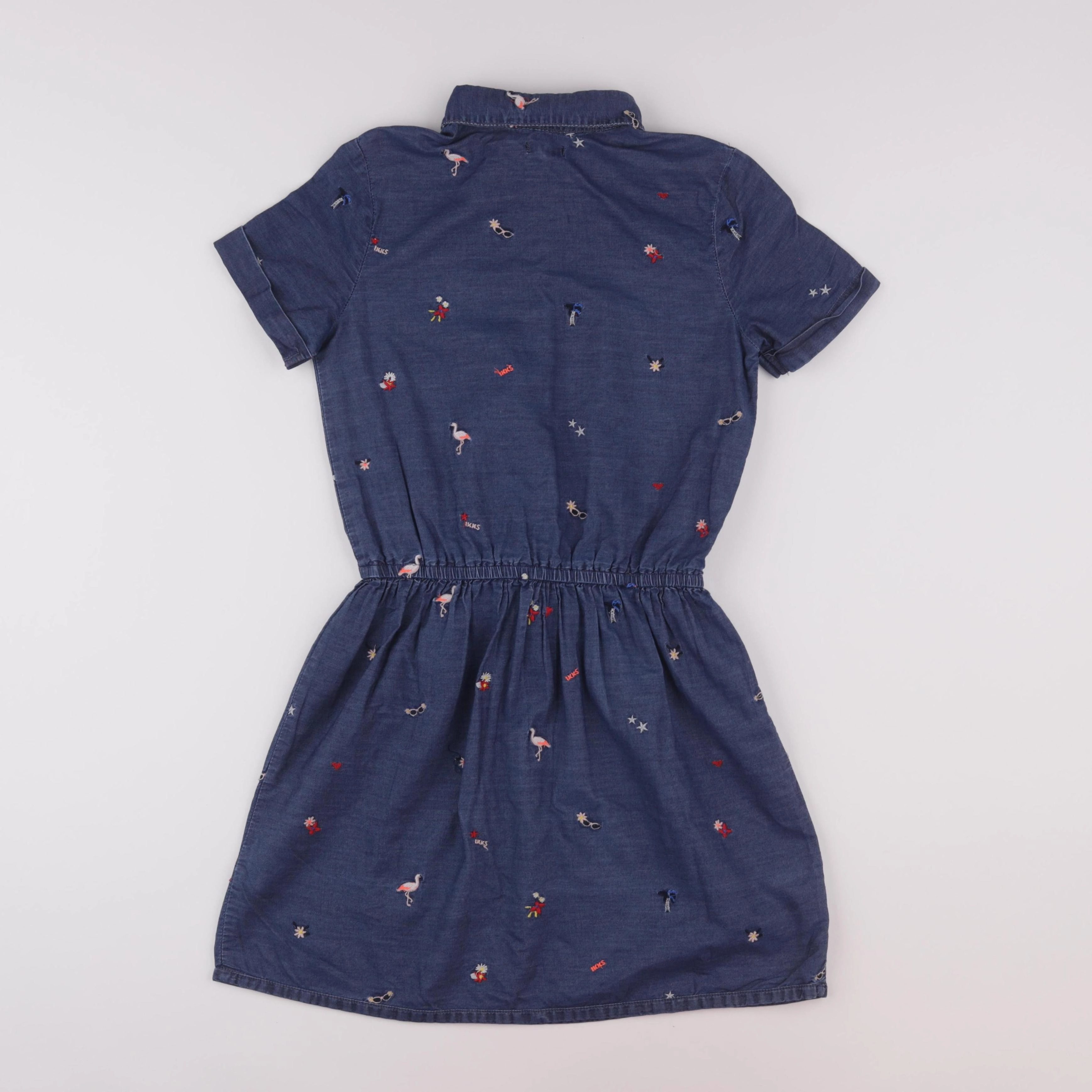IKKS - robe bleu - 10 ans