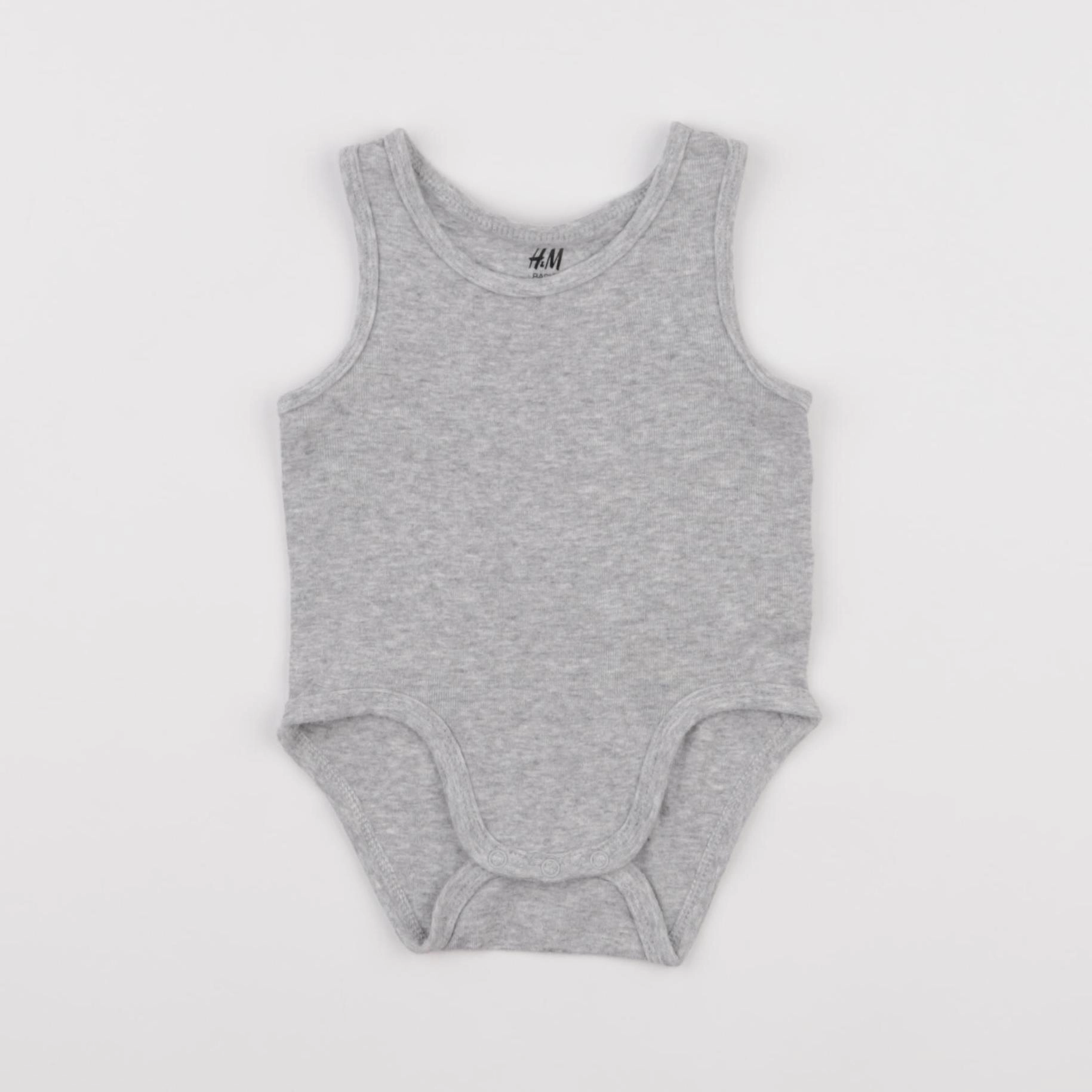H&M - body gris - 3 mois