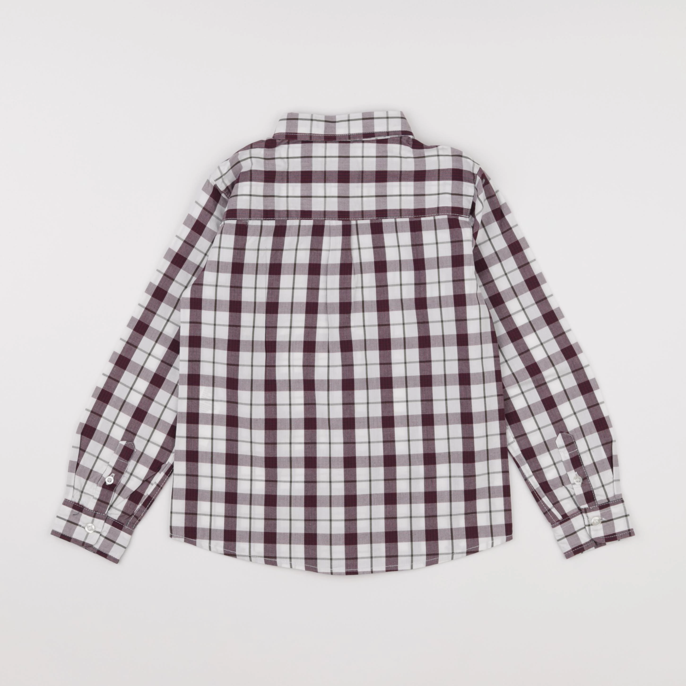 Gocco - chemise blanc, rouge - 4/5 ans