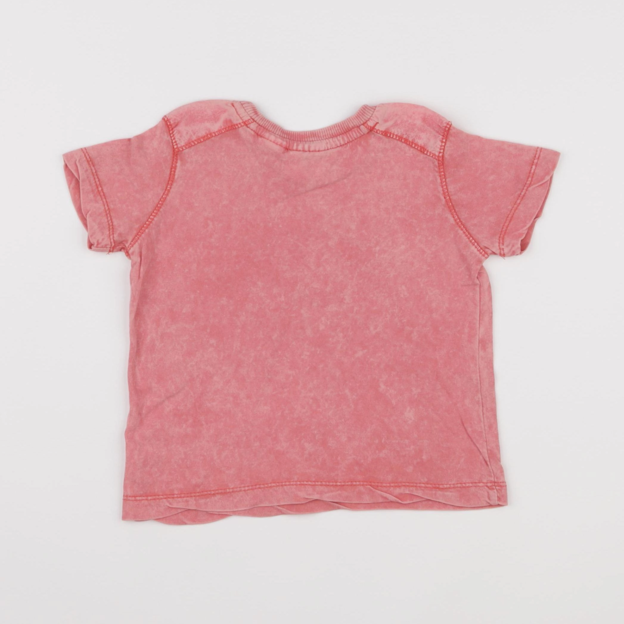 Zara - tee-shirt rose - 6/9 mois