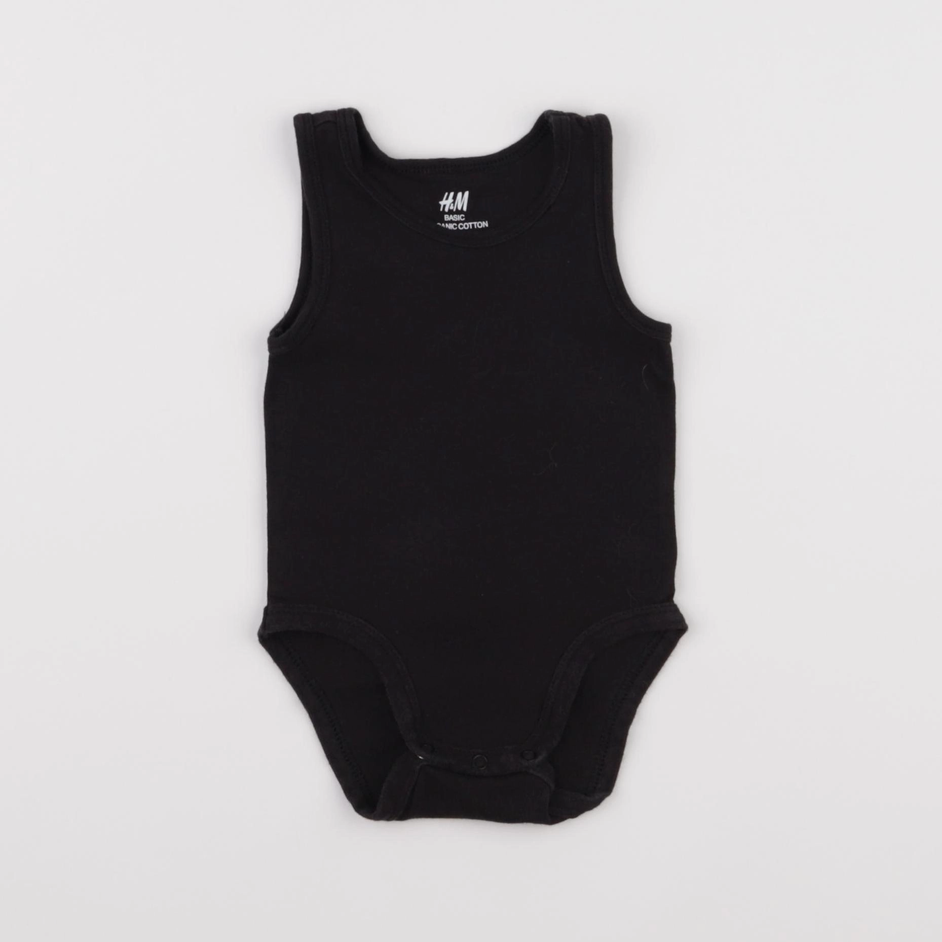 H&M - body noir - 3 mois